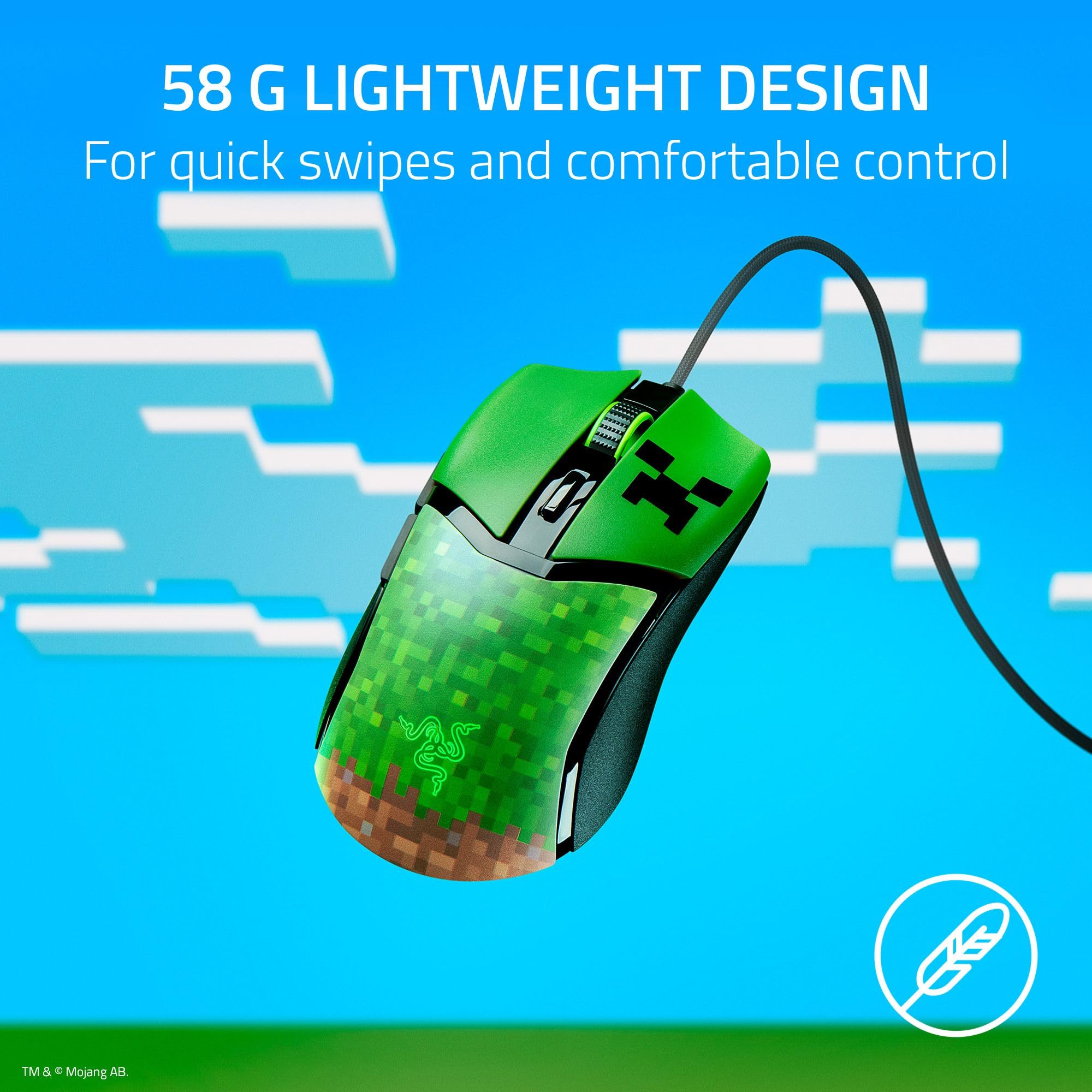 razer-cobra-wired-gaming-mouse-minecraft-edition-58g-chroma-rgb-8500-dpi image 3