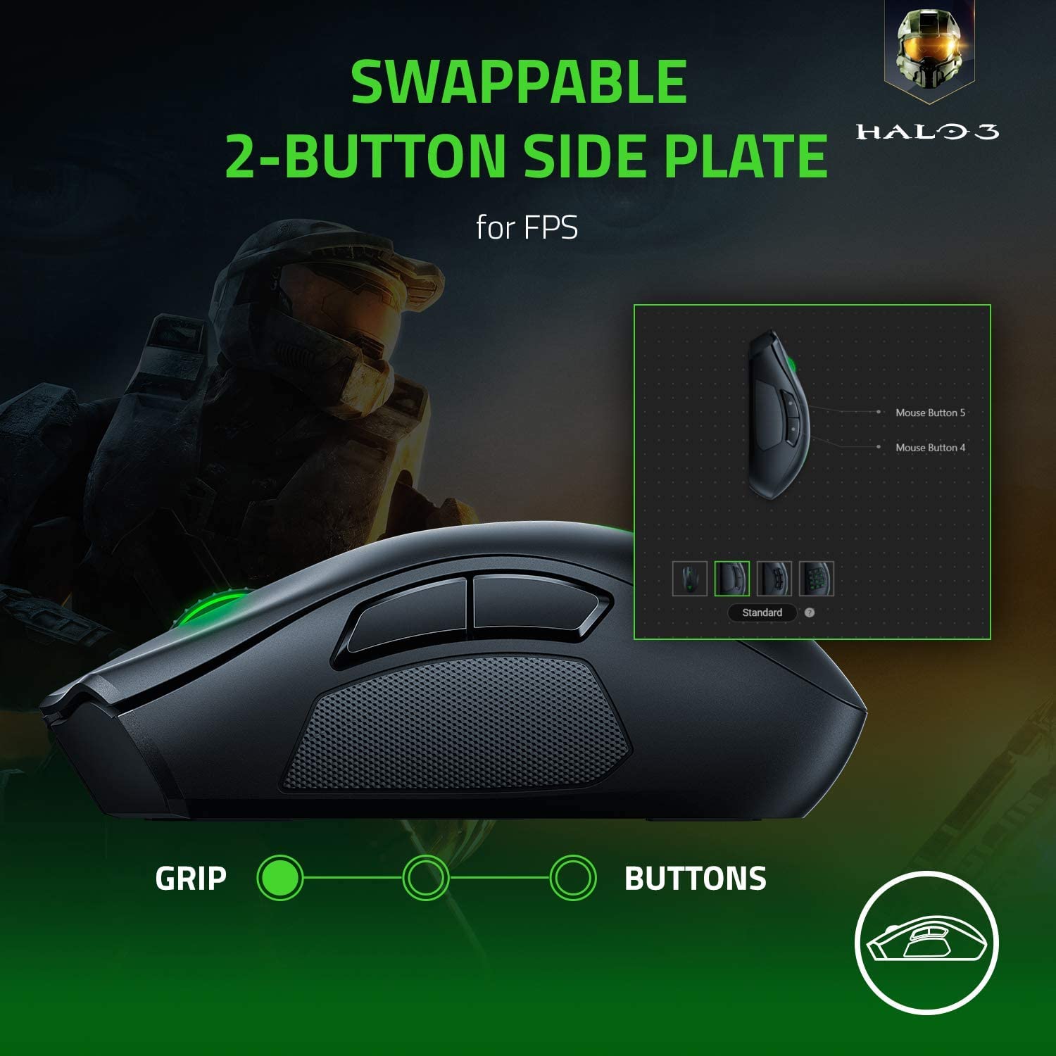 razer-naga-pro-wireless-gaming-mouse-with-interchangeable-side-plates image 6