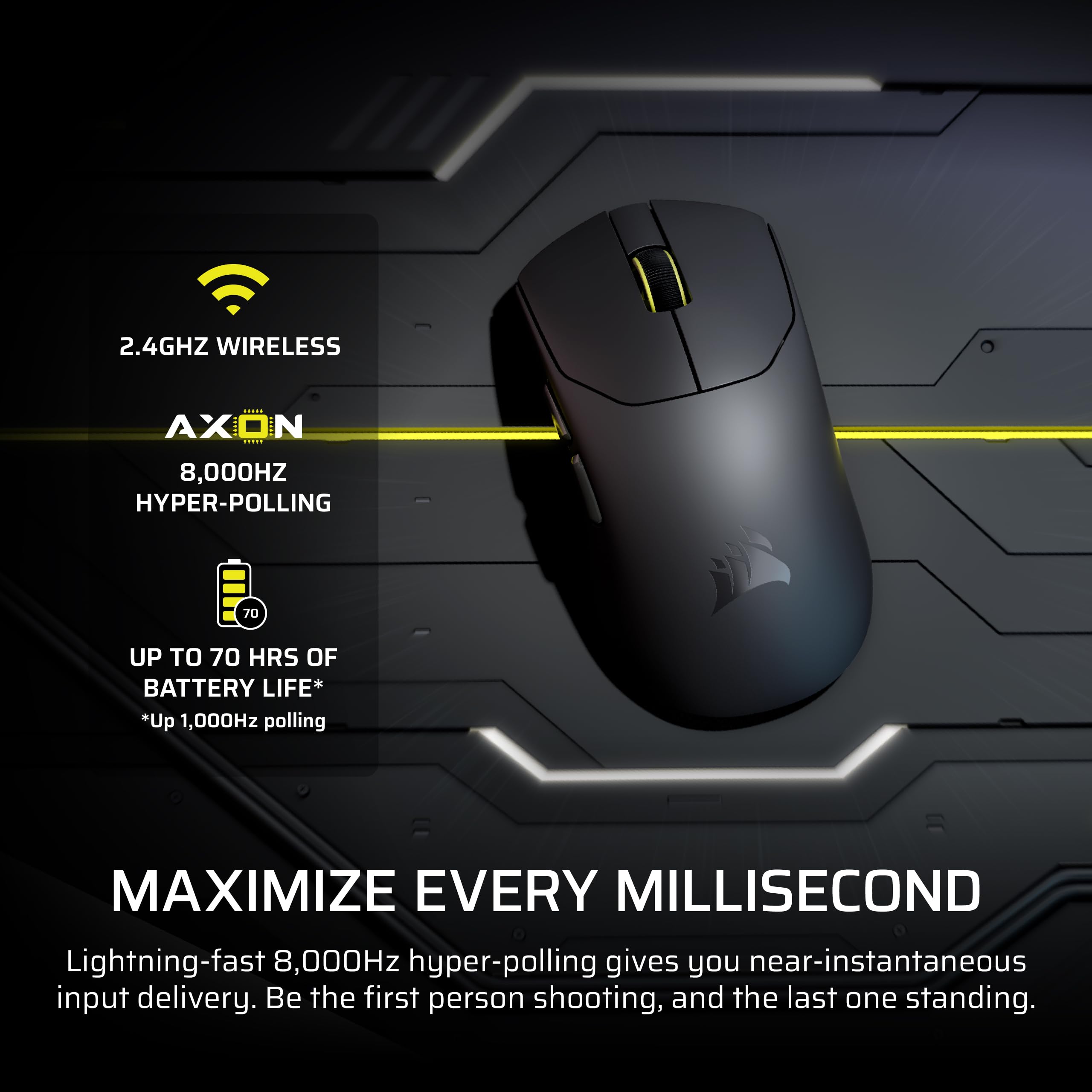 corsair-sabre-v2-pro-ultralight-wireless-gaming-mouse-33-000-dpi-36g-8-000hz-hyp image 5