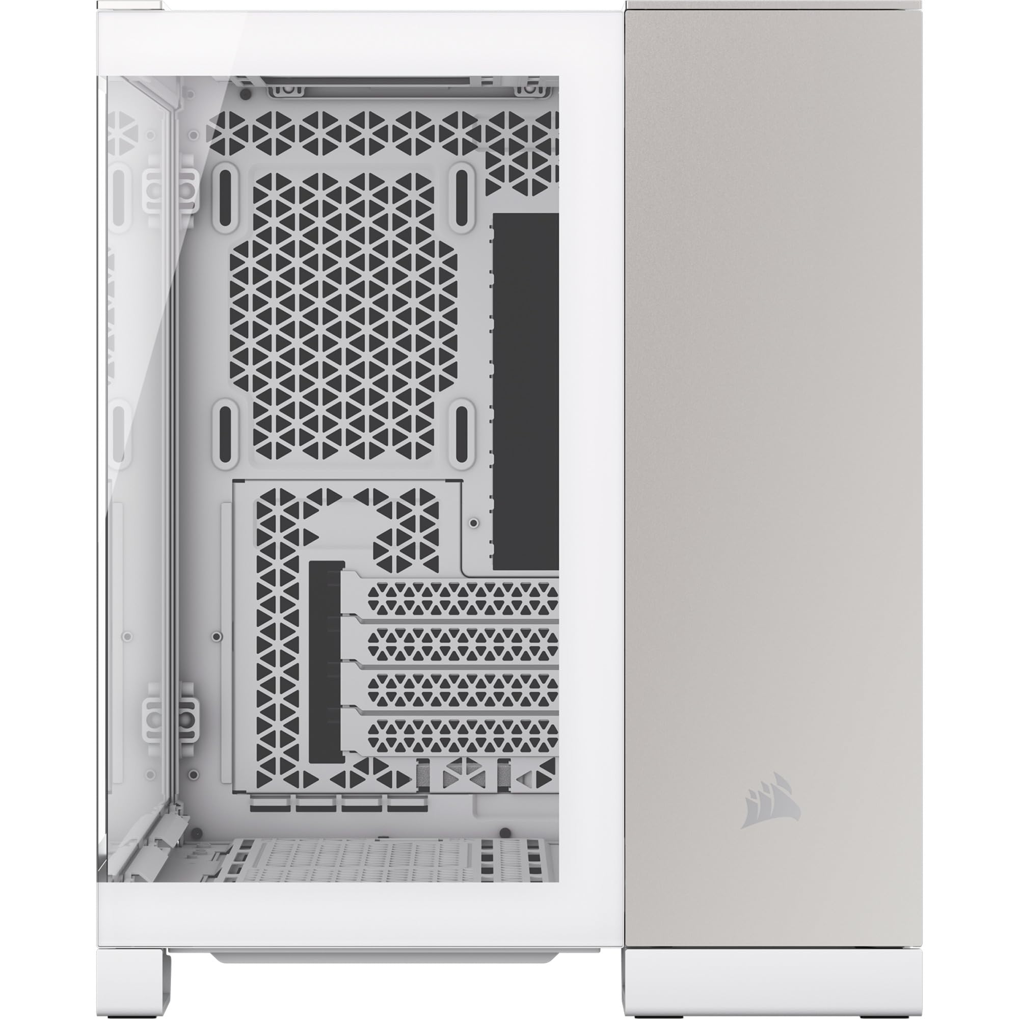 corsair-2500x-small-tower-matx-pc-case-panoramic-tempered-glass-dual-chamber-whi image 2