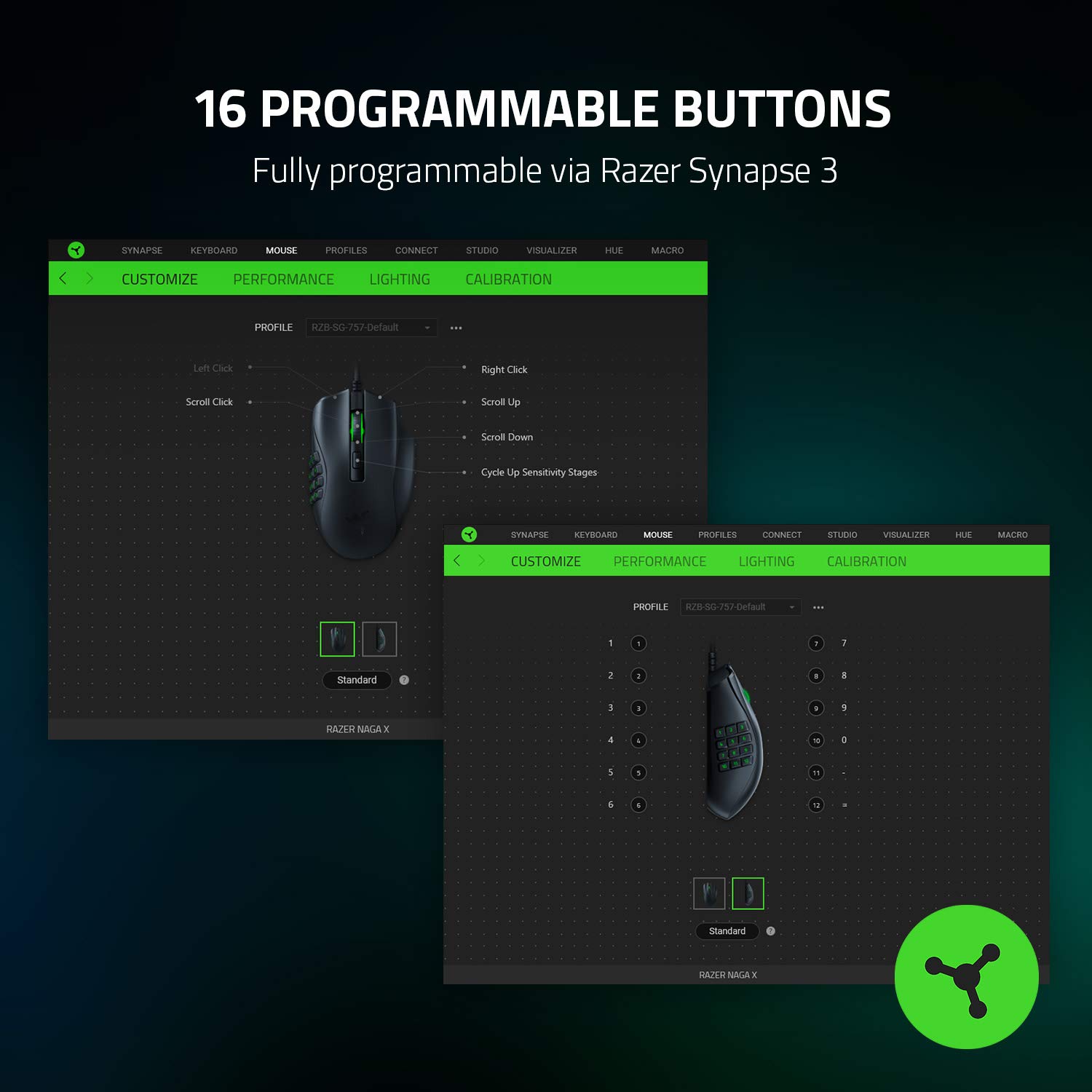 razer-naga-x-wired-mmo-gaming-mouse-18k-dpi-sensor-16-programmable-buttons-chrom image 2