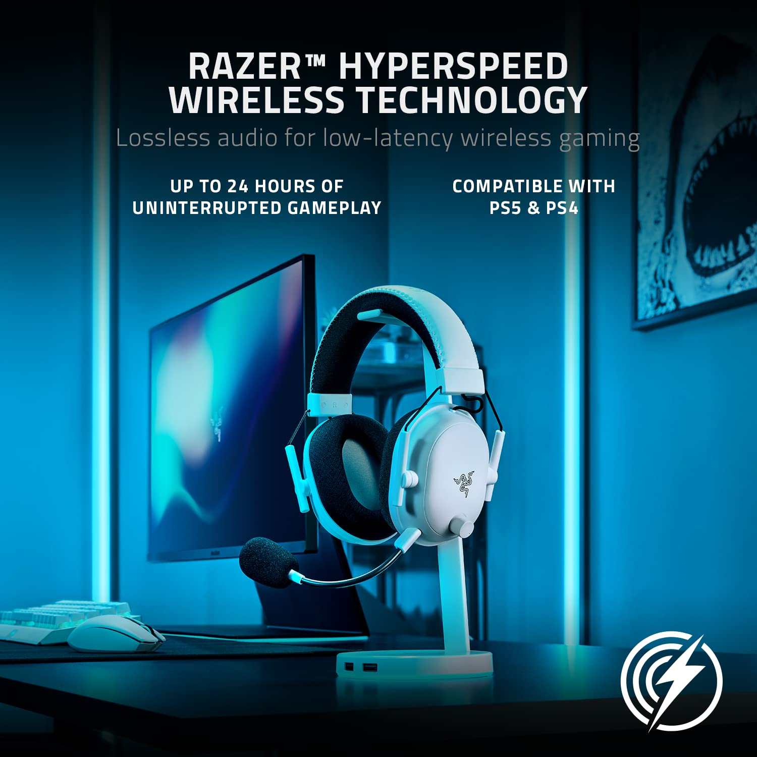 razer-blackshark-v2-pro-wireless-gaming-headset-thx-7-1-50mm-drivers-detachable- image 2