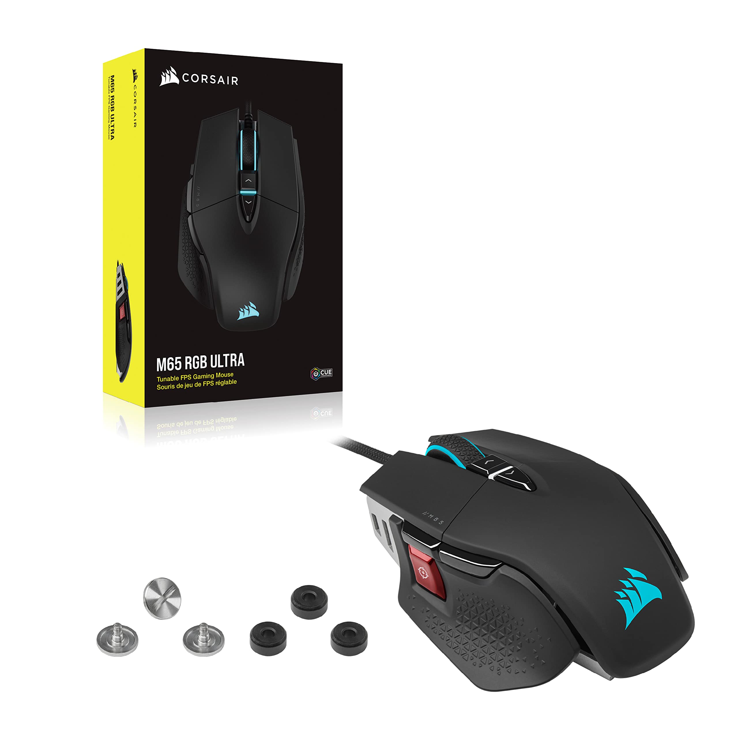 corsair-m65-rgb-ultra-tunable-fps-gaming-mouse-26k-dpi-black image 8