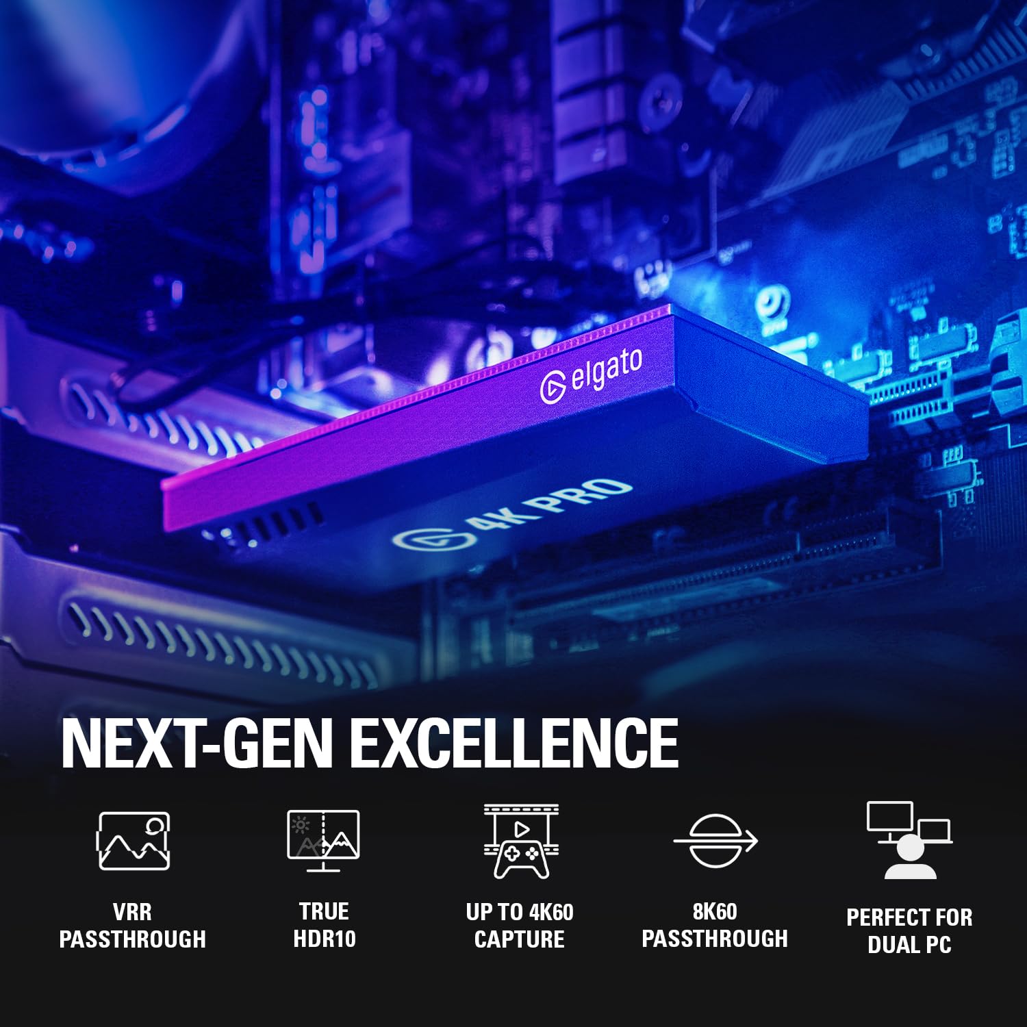 elgato-4k-pro-internal-capture-card-8k60-passthrough-4k60-hdr10-capture-hdmi-2-1 image 2