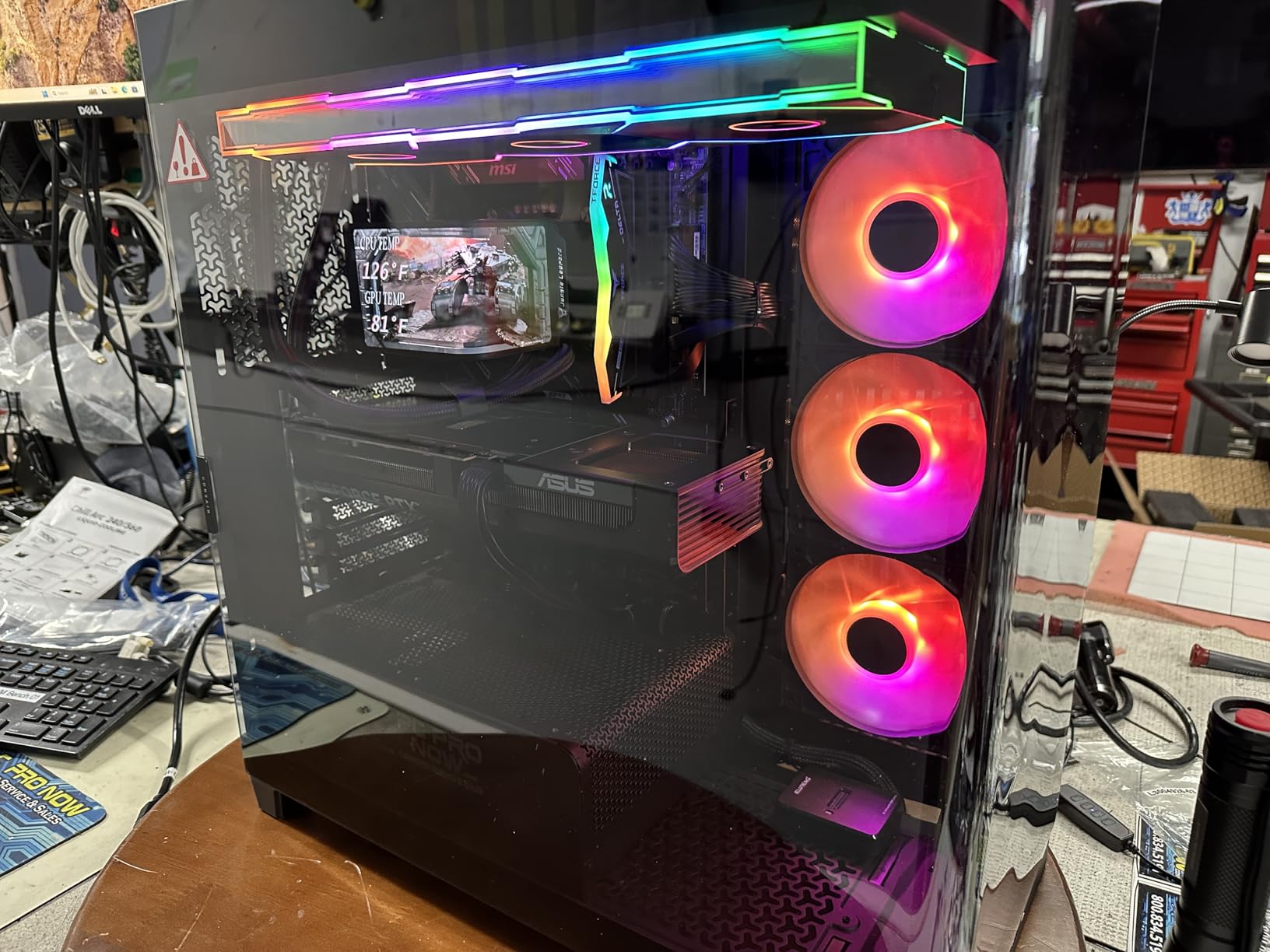 Excellent airflow and looks