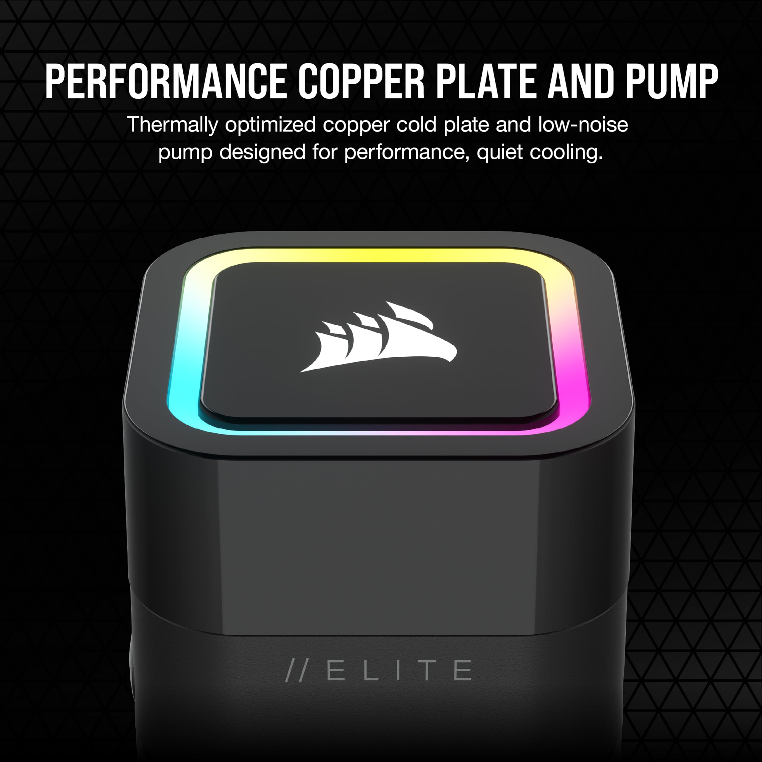 corsair-h60x-rgb-elite-liquid-cpu-cooler-120mm-radiator-sp120-rgb-elite-pwm-fan- image 6