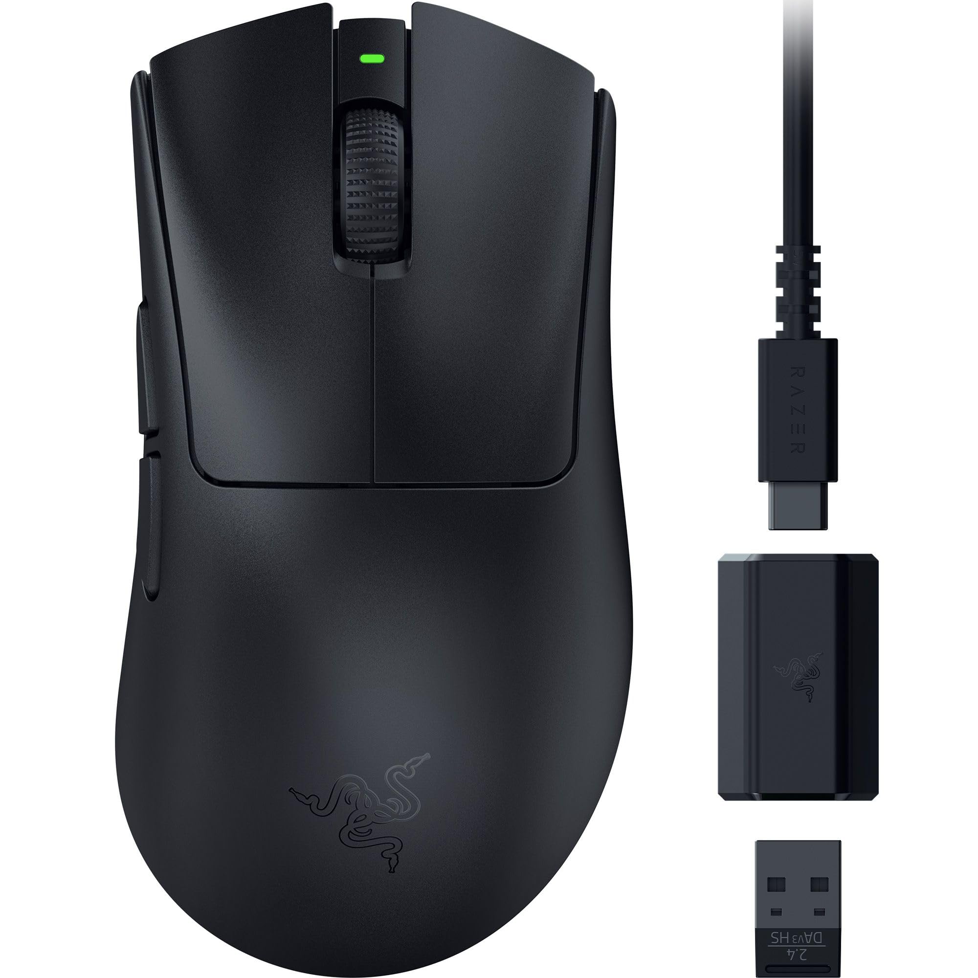 razer-deathadder-v3-hyperspeed-wireless-gaming-mouse-55g-ultra-light image 1