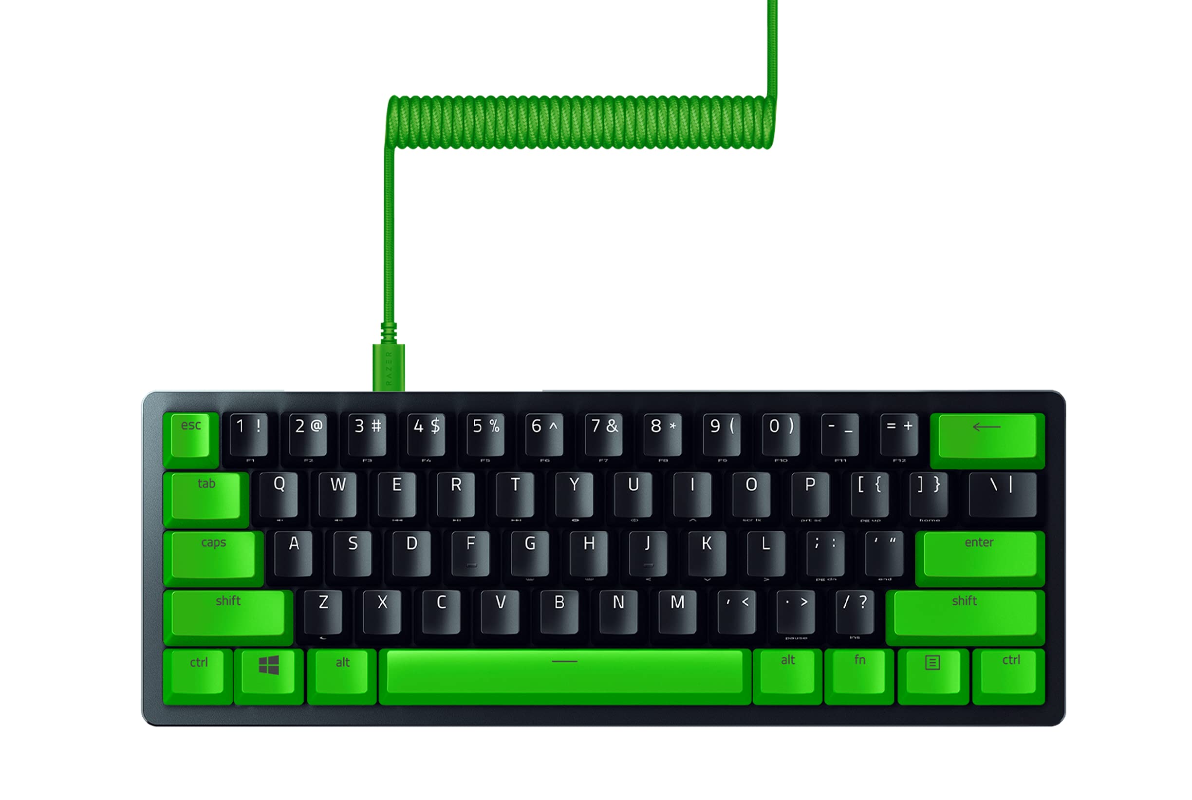 razer-huntsman-mini-60-gaming-keyboard-pbt-keycap-coiled-cable-upgrade-set-quart image 8