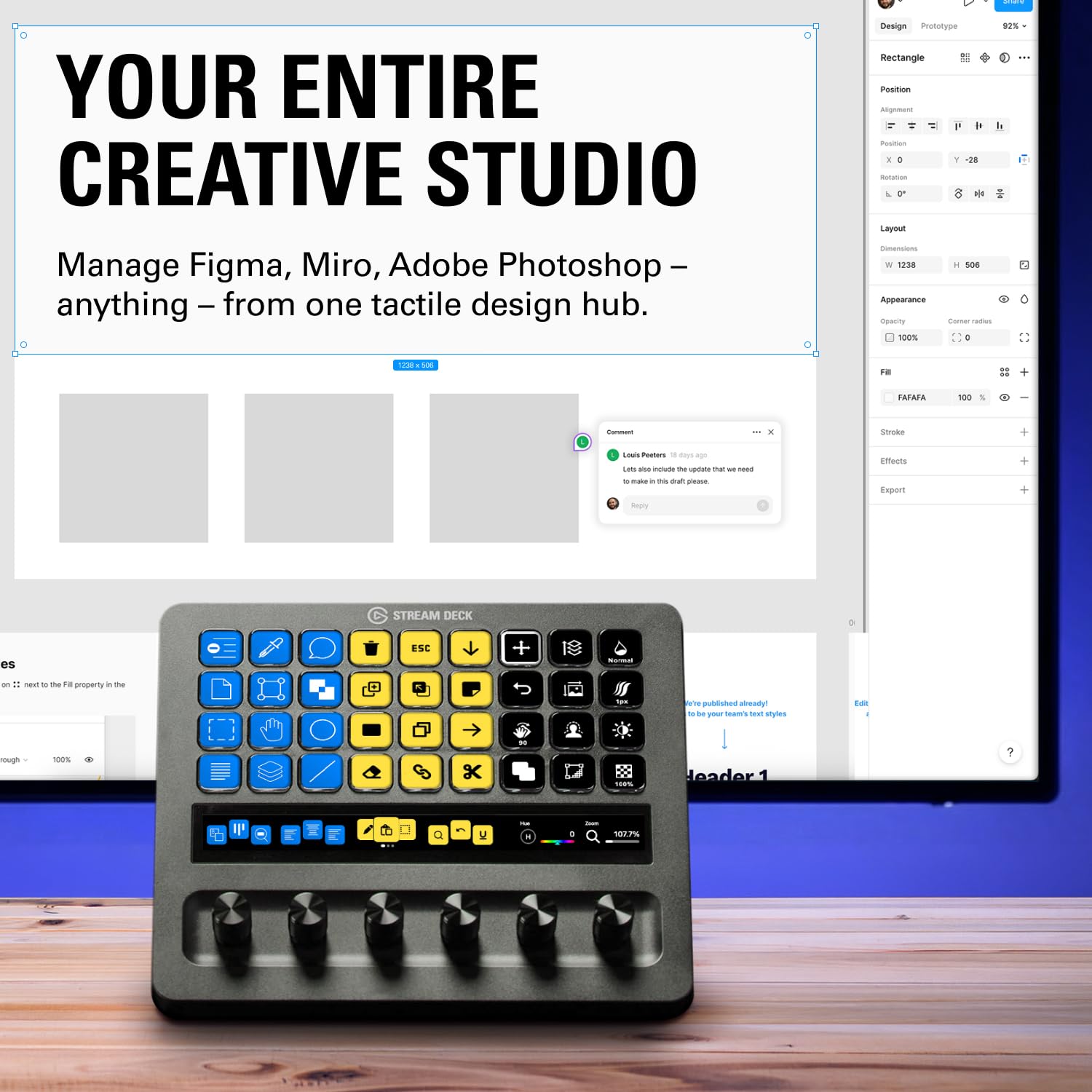 elgato-stream-deck-xl-control-platform-with-36-macro-keys-dials-and-touch-strip image 6