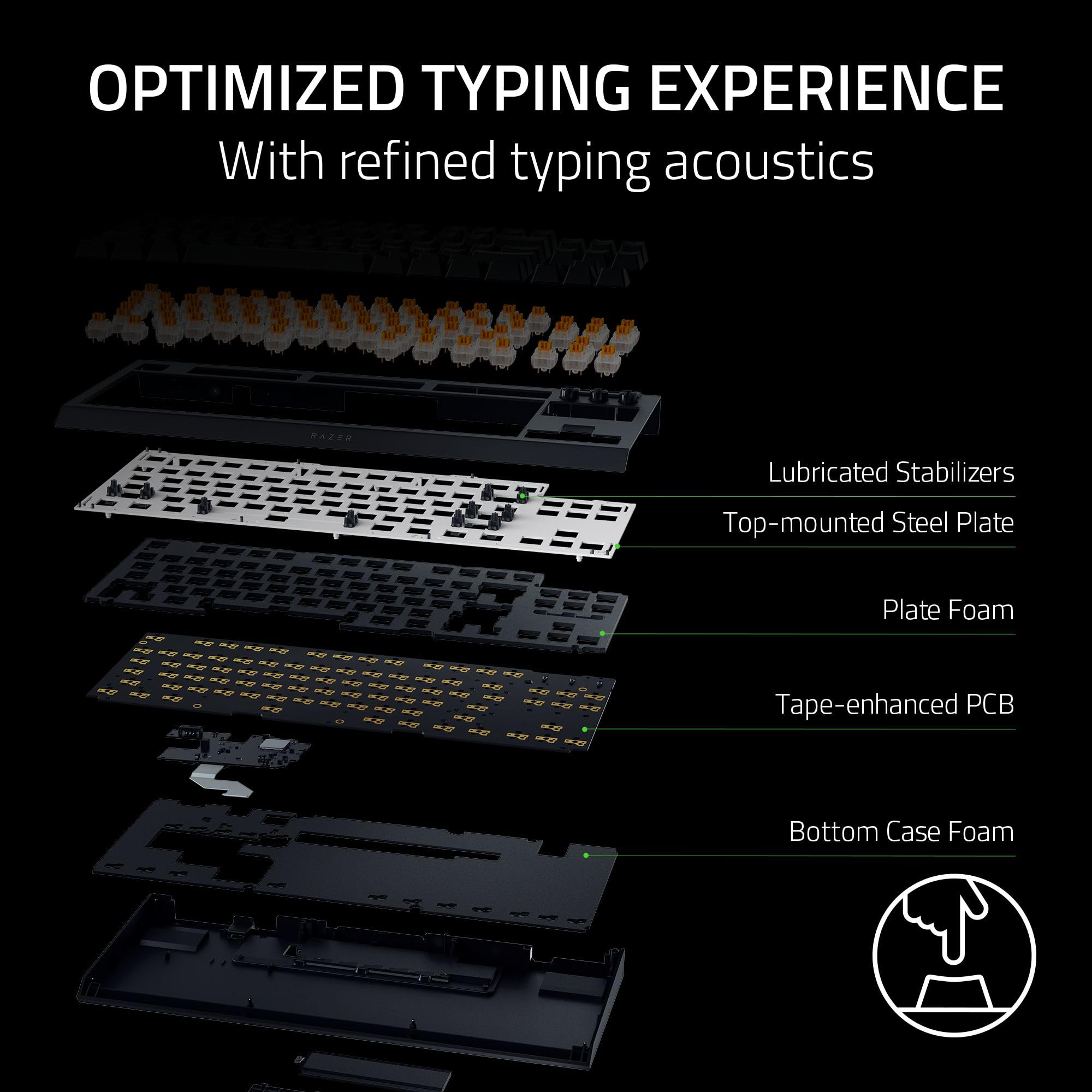 razer-blackwidow-v4-tkl-hyperspeed-wireless-hot-swappable-gaming-keyboard-orange image 4