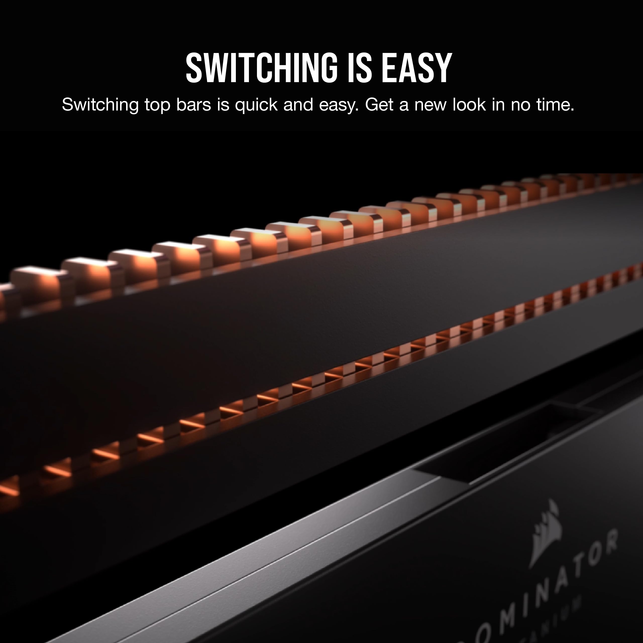 corsair-dominator-titanium-rgb-ddr5-fin-accessory-kit-black-pair-of-top-bars image 3