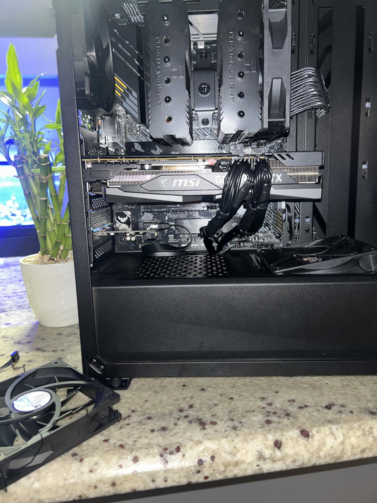 Good case, but fan headers are short