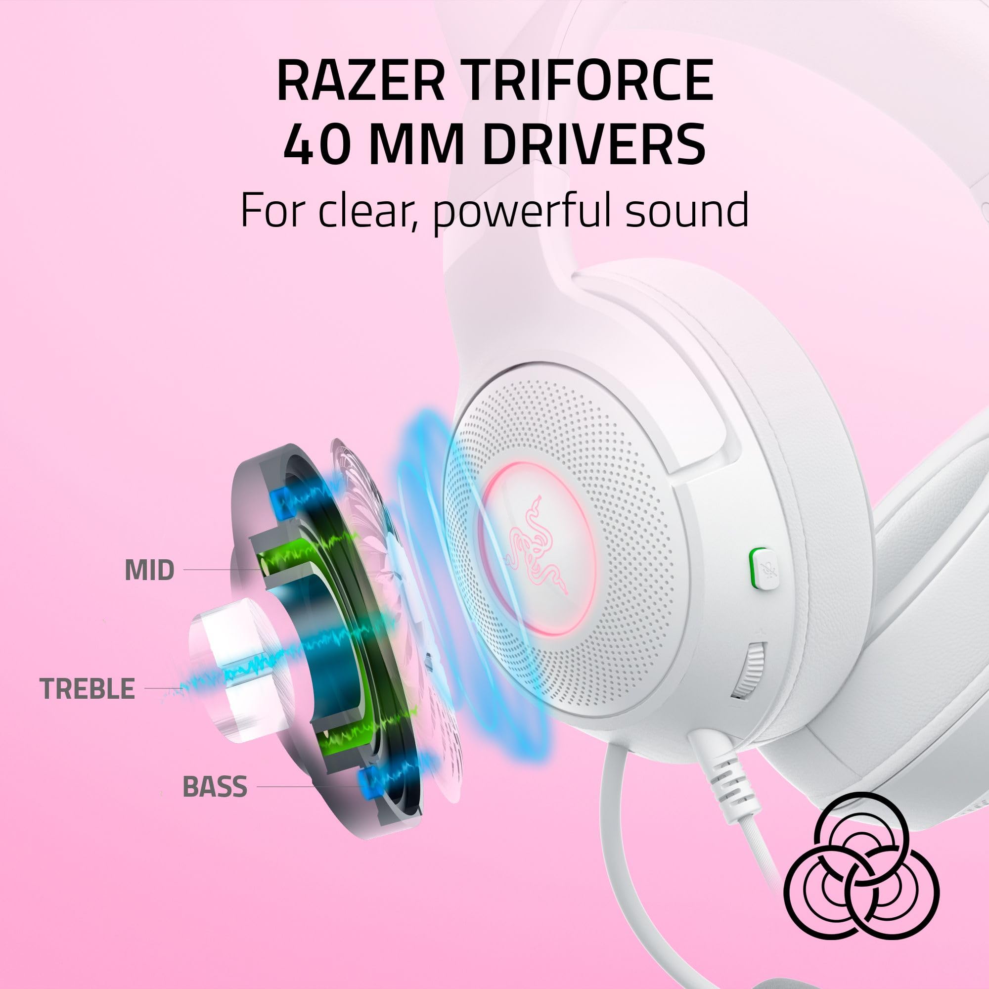 razer-kraken-kitty-v2-usb-wired-gaming-headset-white-chroma-rgb-kitty-ears-strea image 5