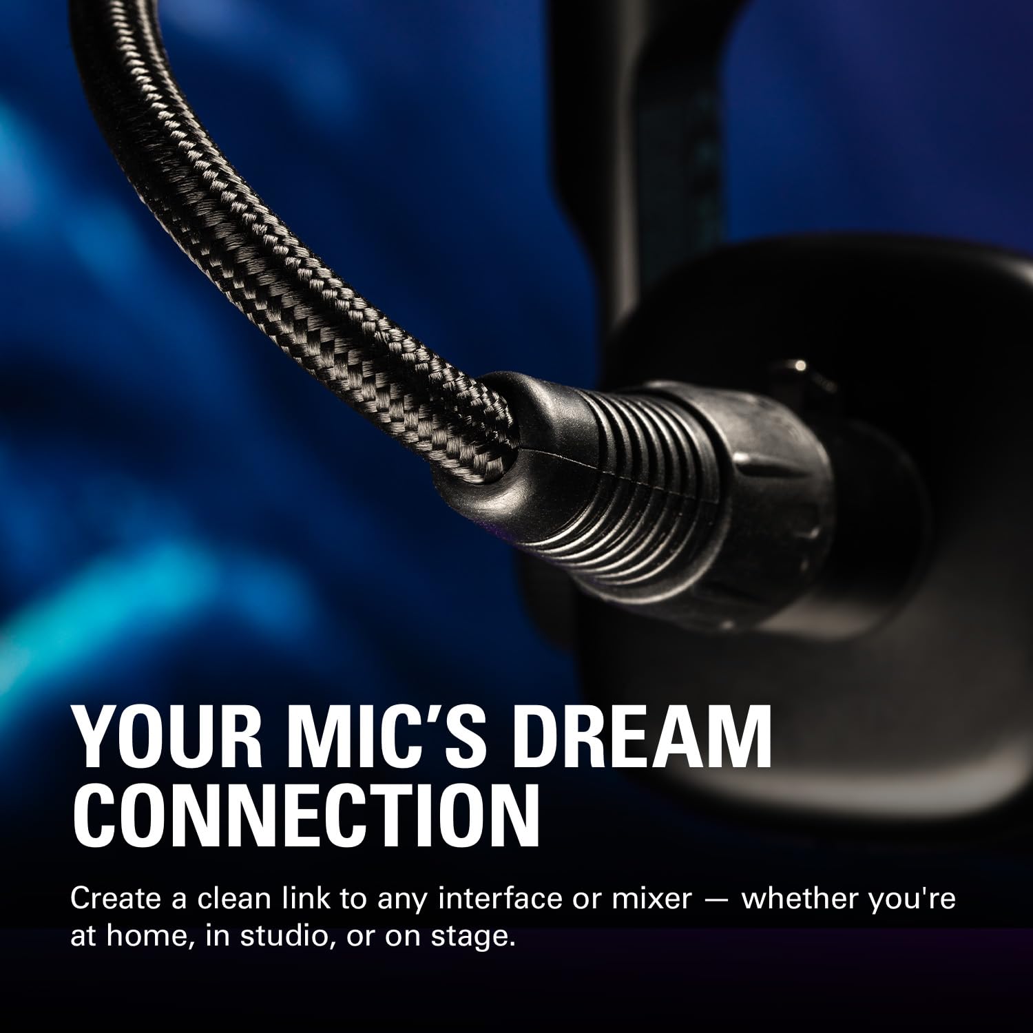 elgato-xlr-cable-10ft-shielded-male-to-female-microphone-cable-with-gold-plated- image 3
