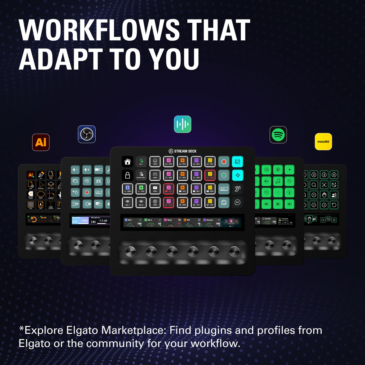elgato-stream-deck-xl-control-platform-with-36-macro-keys-dials-and-touch-strip image 7