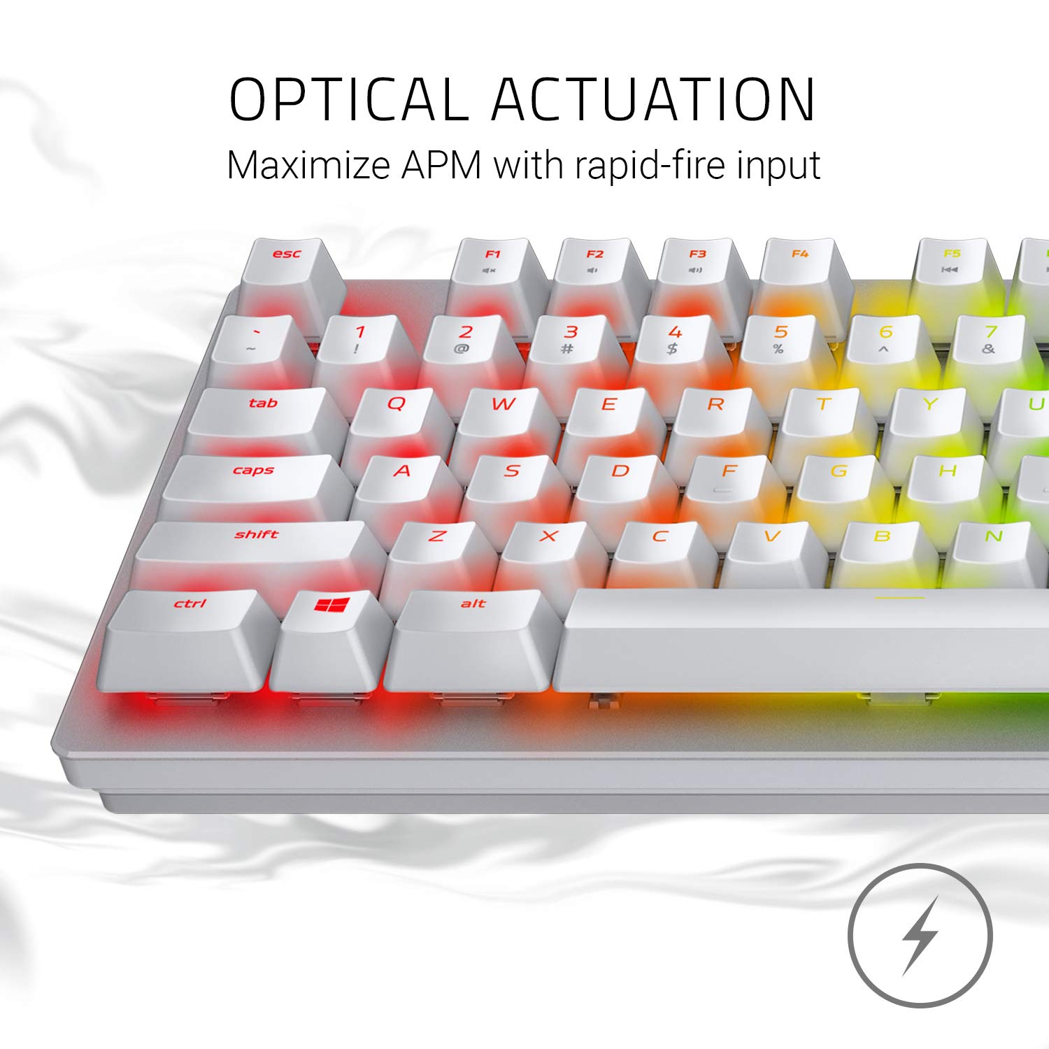 razer-huntsman-gaming-keyboard-clicky-optical-switches-chroma-rgb-aluminum-frame-2 image 3