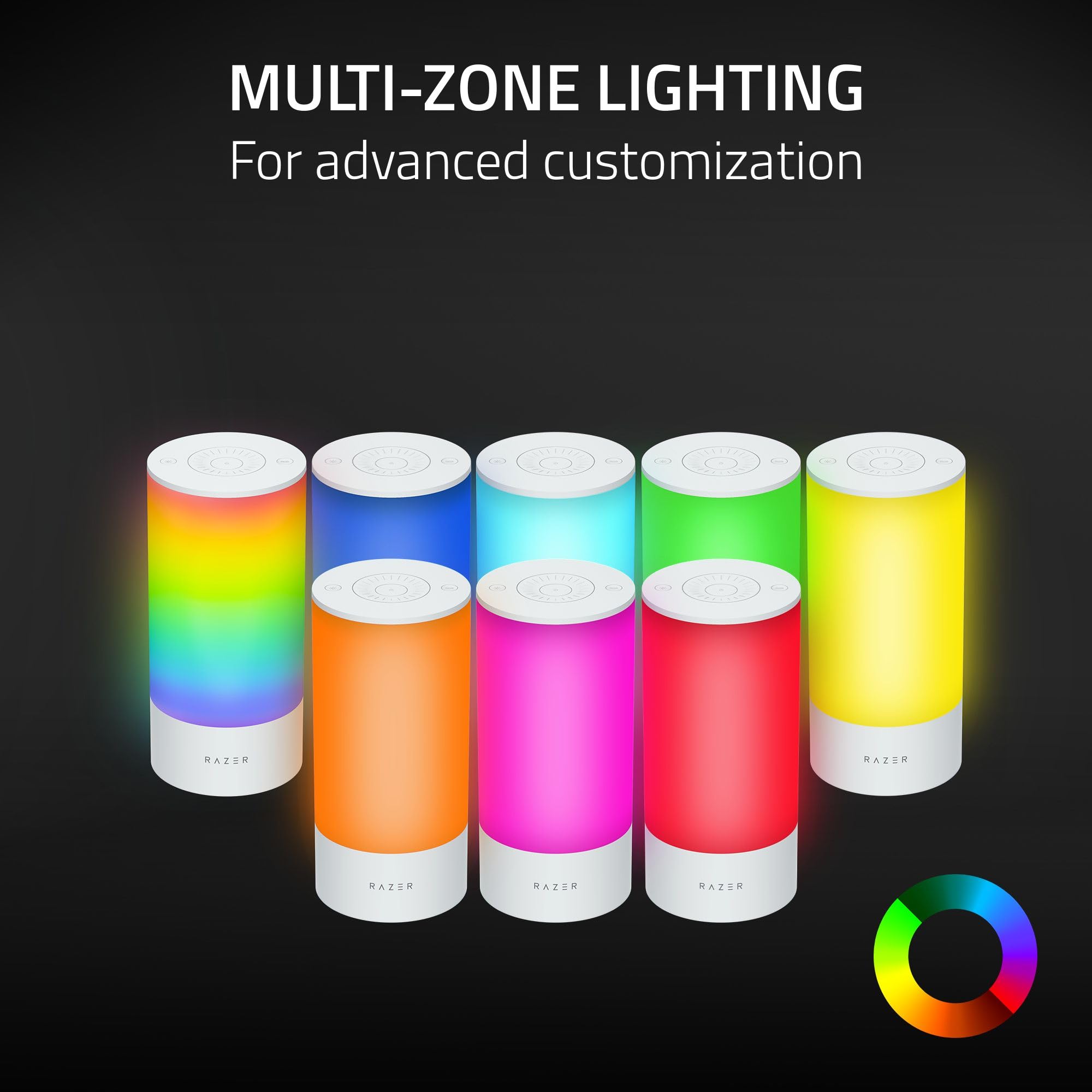 razer-aether-lamp-pro-multi-zone-rgb-led-lamp-with-touch-controls-bluetooth-matt image 2