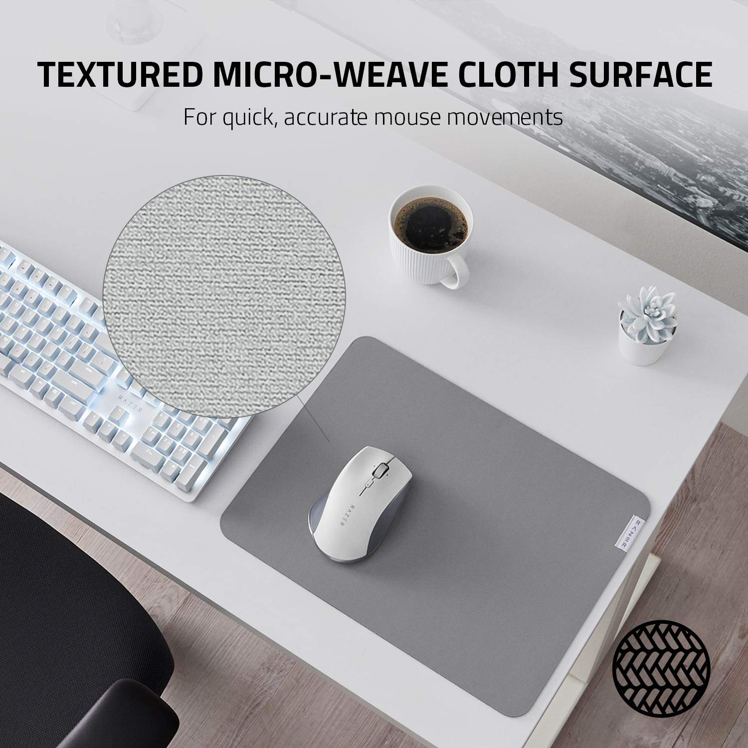 razer-pro-glide-soft-mouse-mat-medium-3mm-thick-high-density-rubber-foam-texture image 2