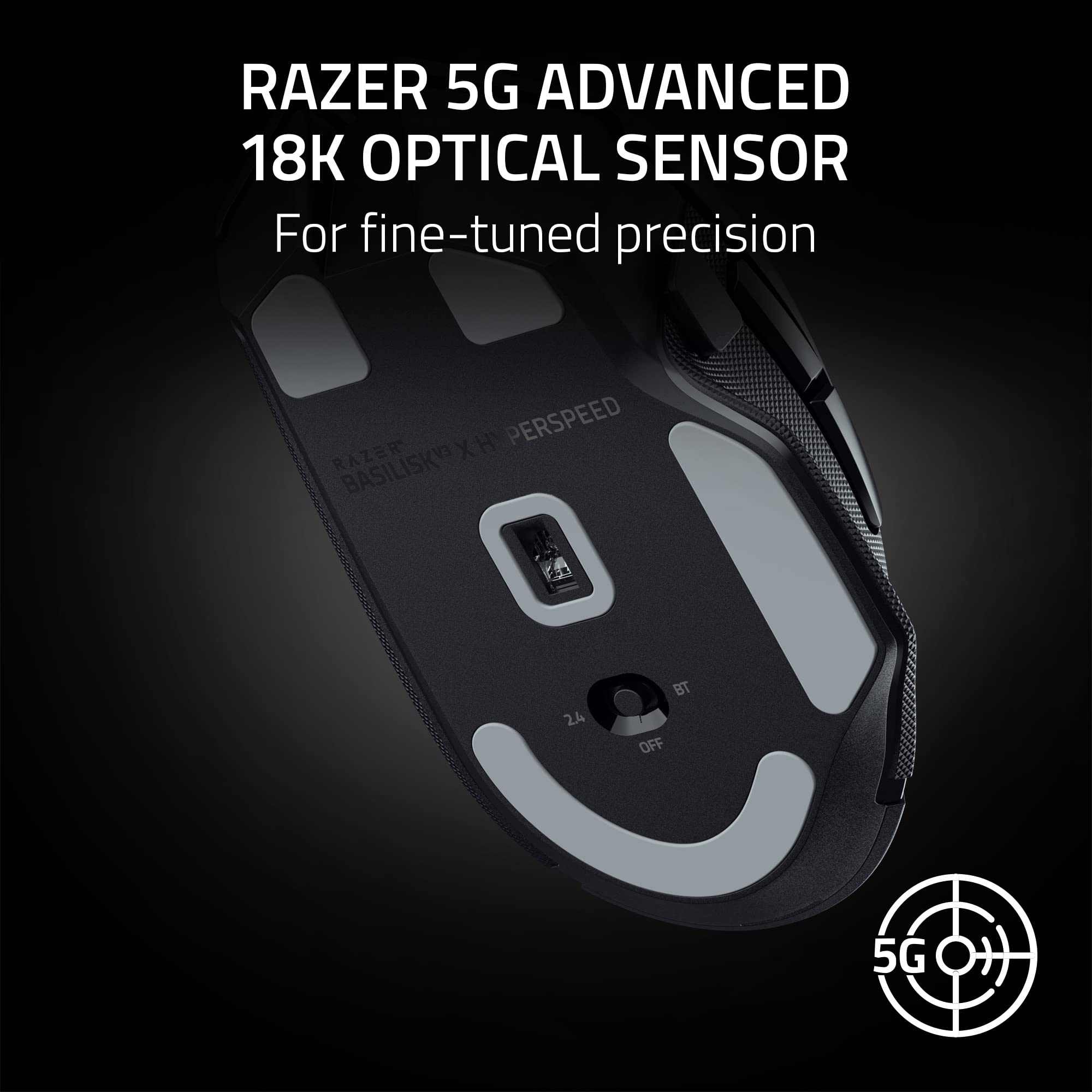 razer-basilisk-v3-x-hyperspeed-wireless-gaming-mouse-18k-dpi-9-programmable-cont image 5