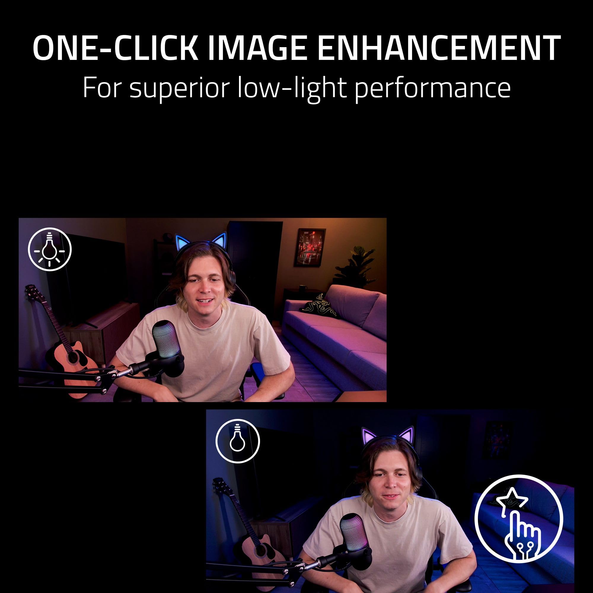 razer-kiyo-v2-streaming-webcam-4k-30fps-ai-auto-framing-pink image 5