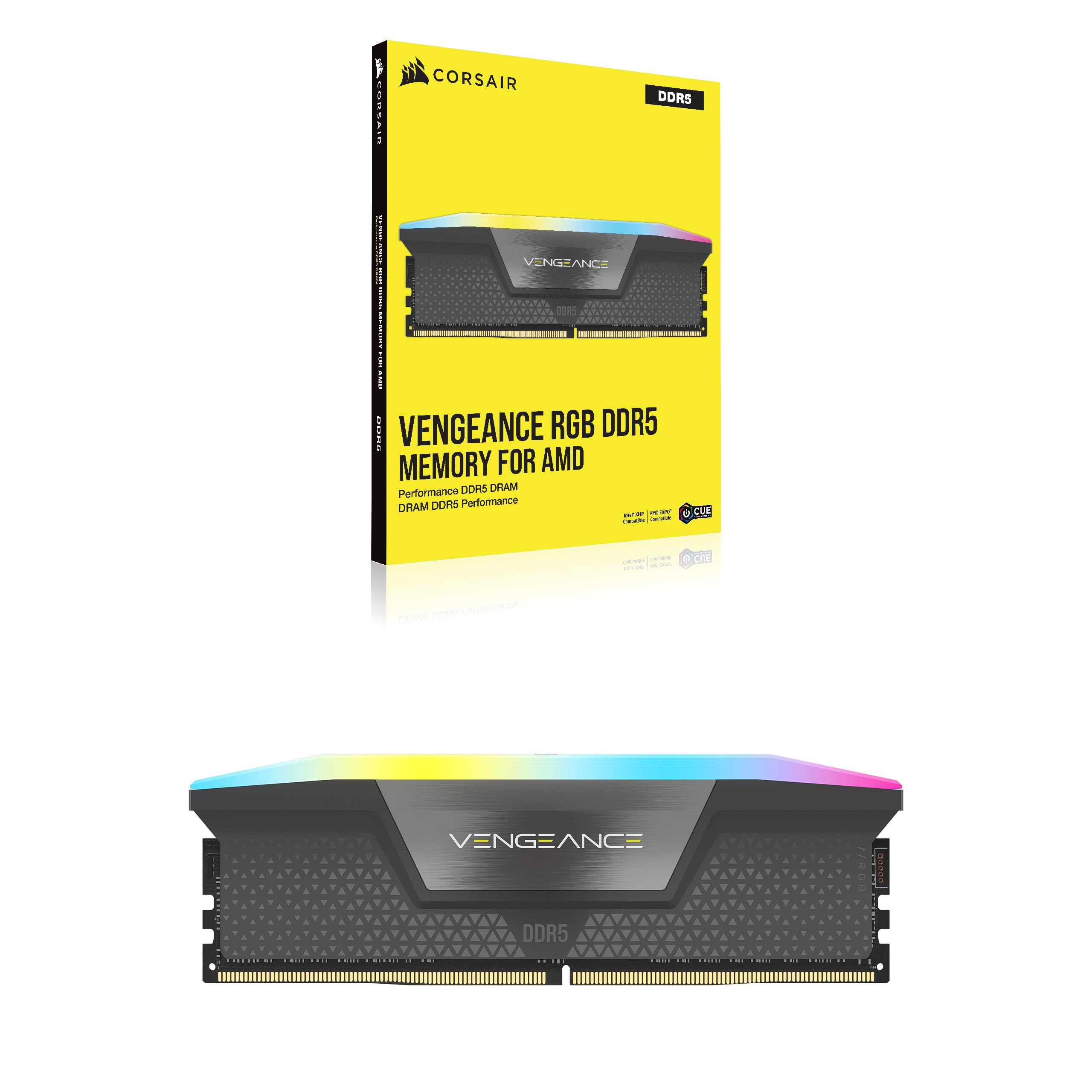 corsair-vengeance-rgb-ddr5-ram-32gb-1x32gb-5200mhz-cl40-amd-expo-intel-xmp-3-0 image 6