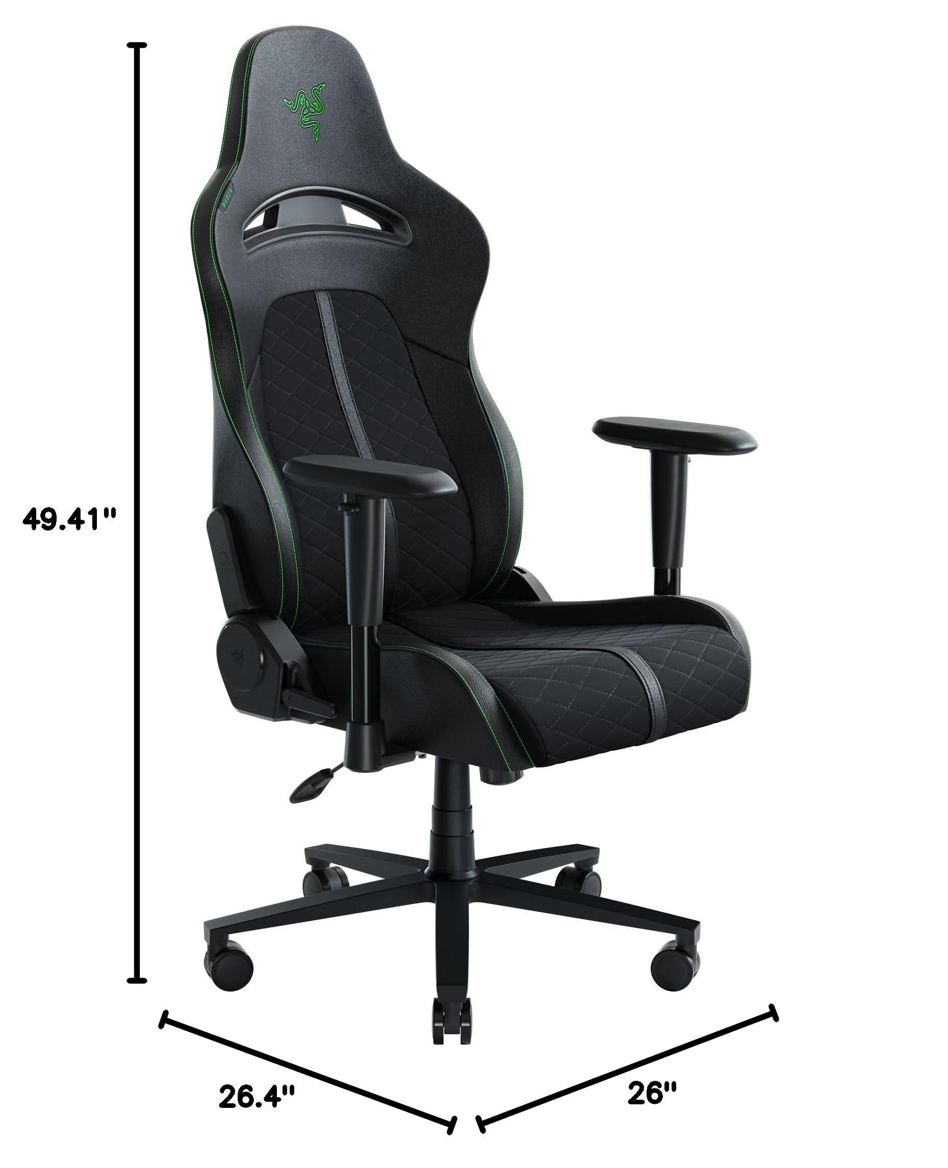 razer-enki-x-essential-gaming-chair-all-day-comfort-built-in-lumbar-arch-152-rec image 3