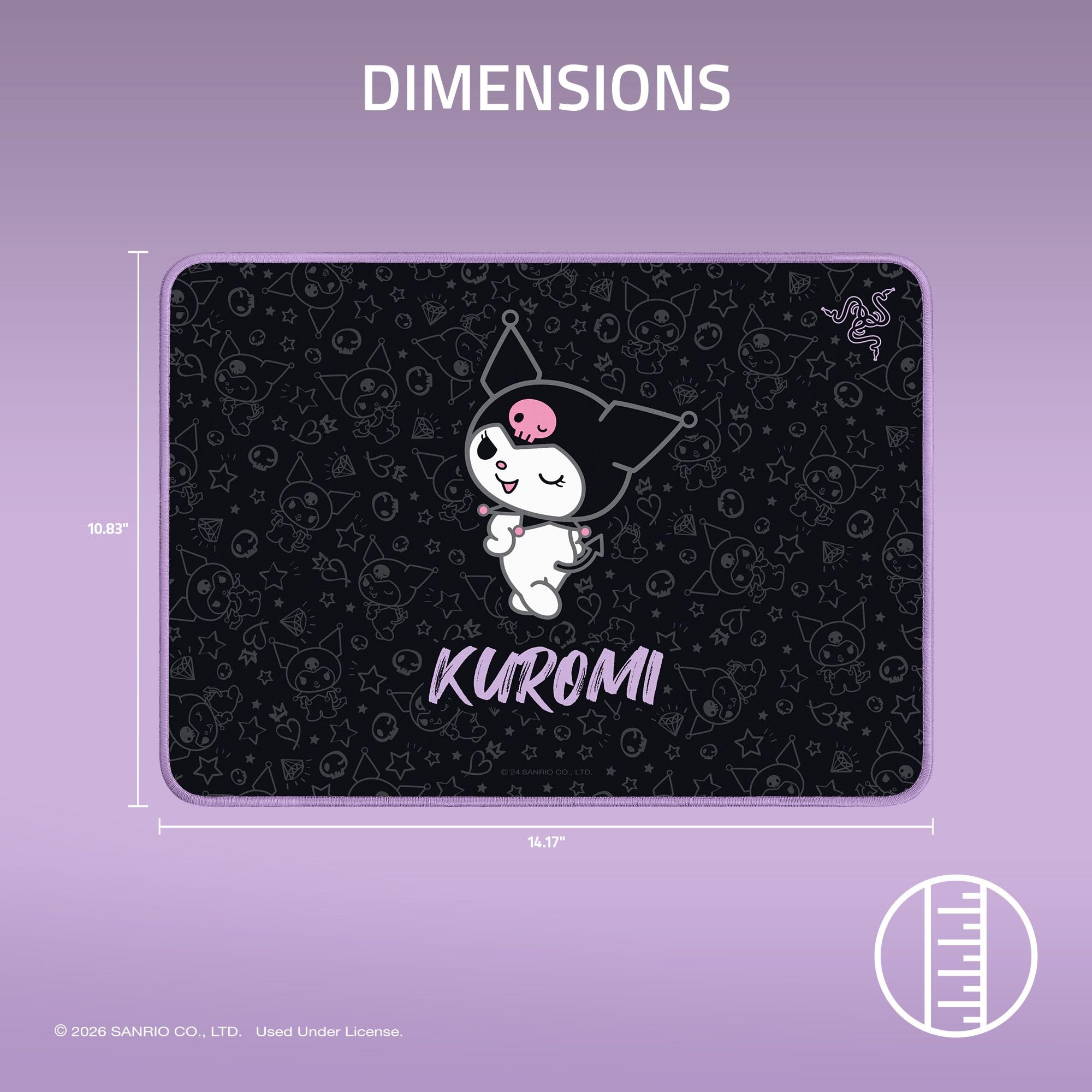 razer-goliathus-gaming-mousepad-kuromi-edition-medium-10-x-13-98-in image 5