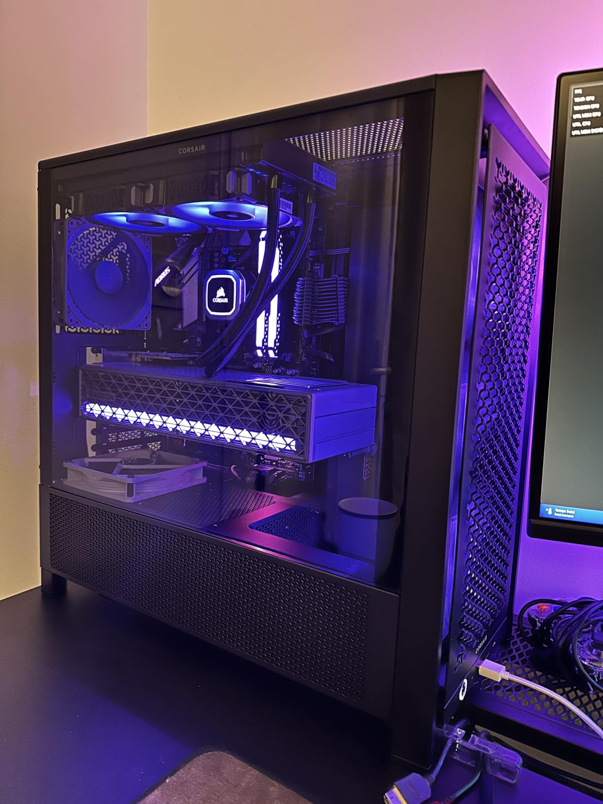 Excellent case for water cooling
