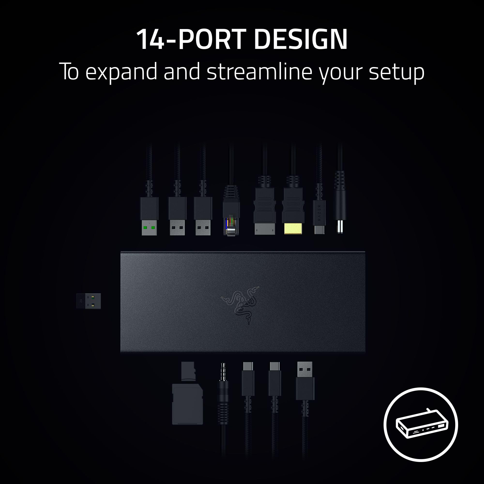razer-usb-4-dock-14-port-thunderbolt-compatible-dock-with-dual-4k-120hz-display- image 3