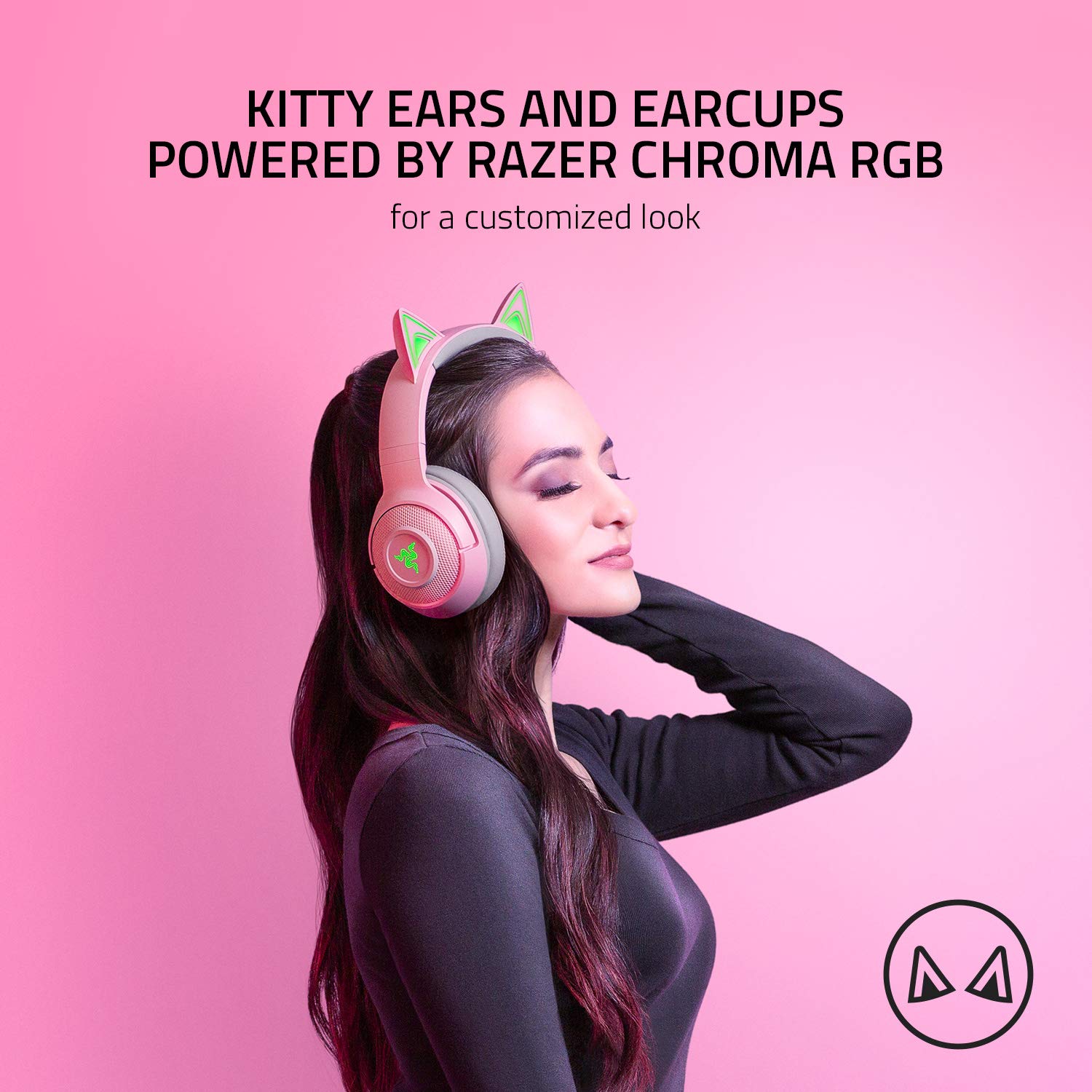razer-kraken-bt-kitty-edition-wireless-bluetooth-headset-40ms-low-latency-custom image 2