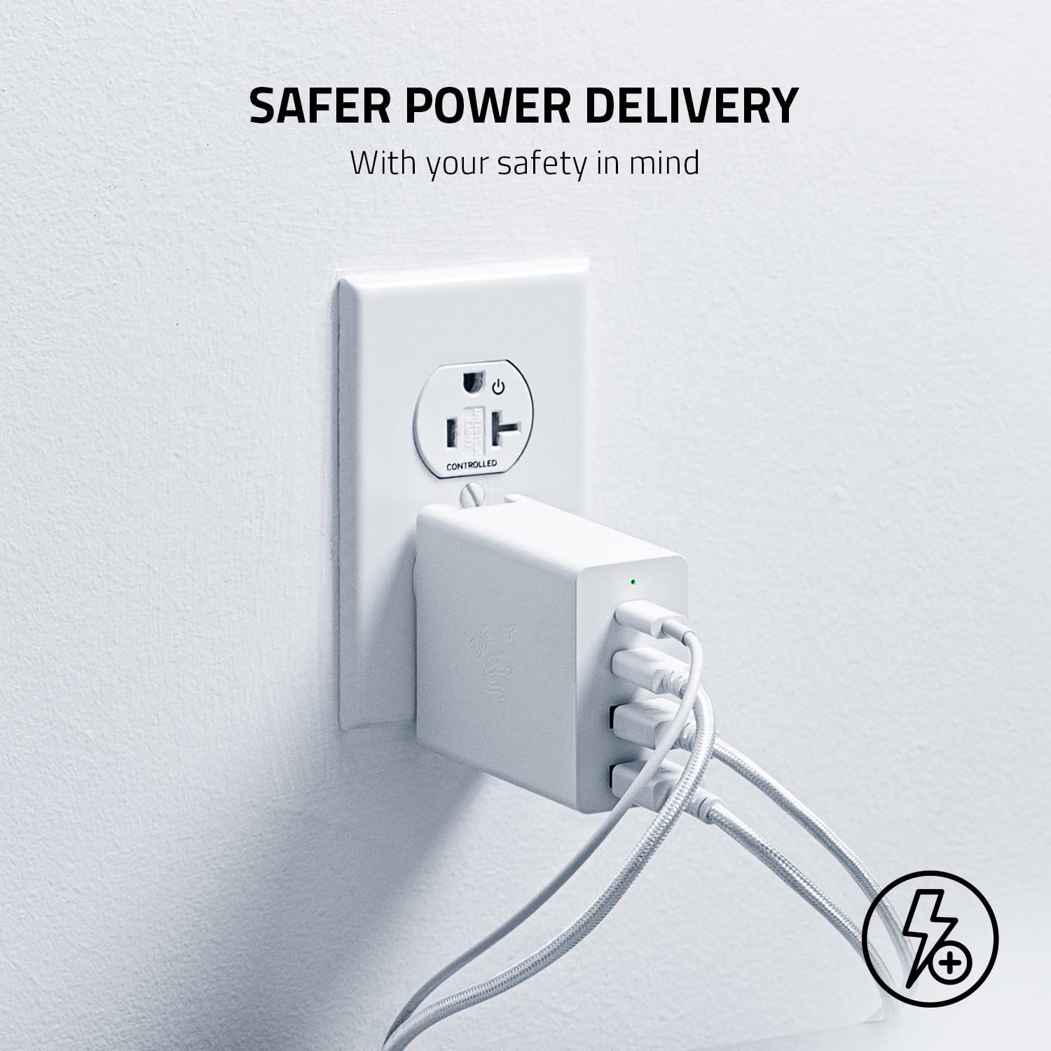 razer-usb-c-130w-gan-charger-with-4-ports-fast-charging-for-laptops-macbook-ipad image 6