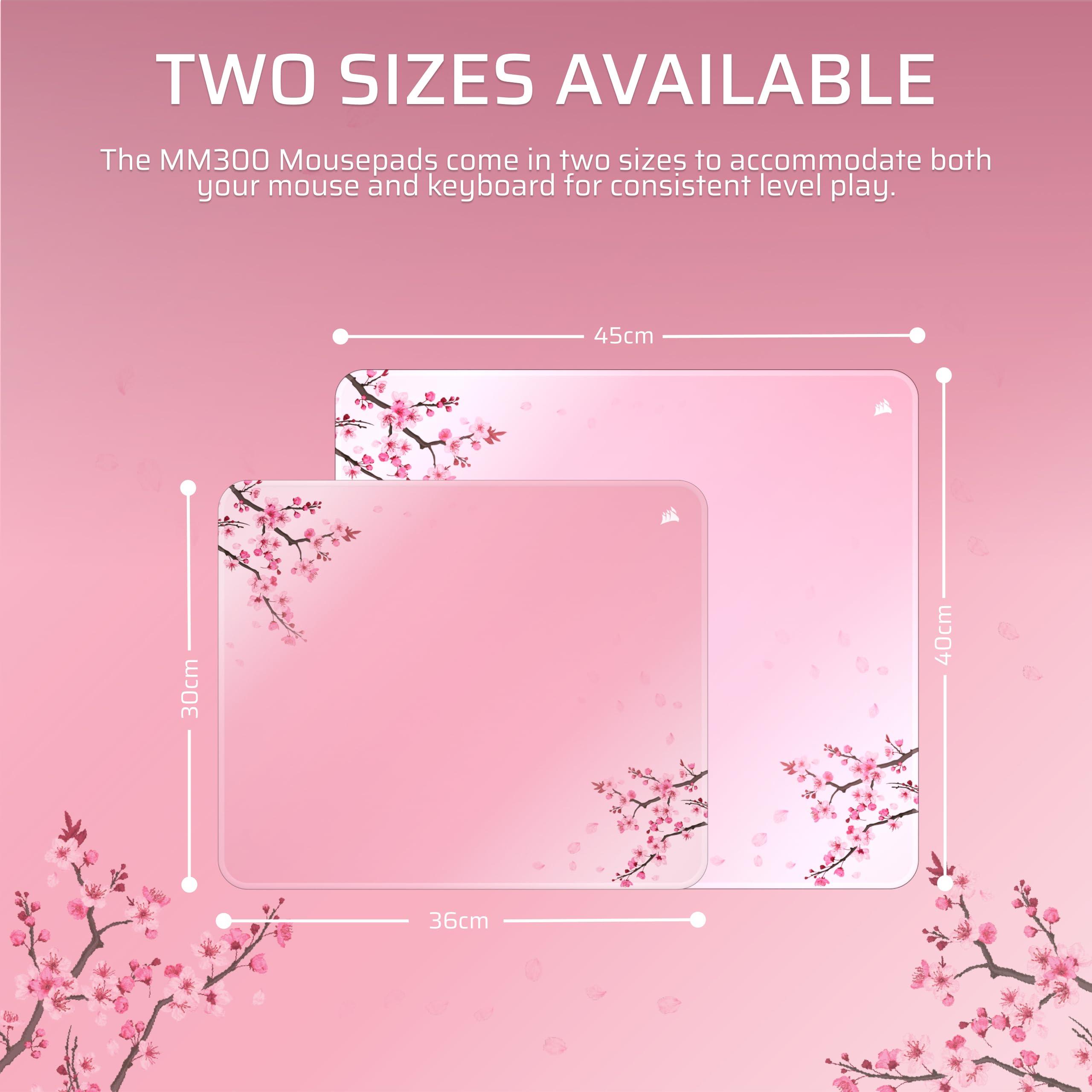 corsair-mm300-medium-cherry-blossom-anti-fray-cloth-gaming-mouse-pad-36cm-x-30cm image 5