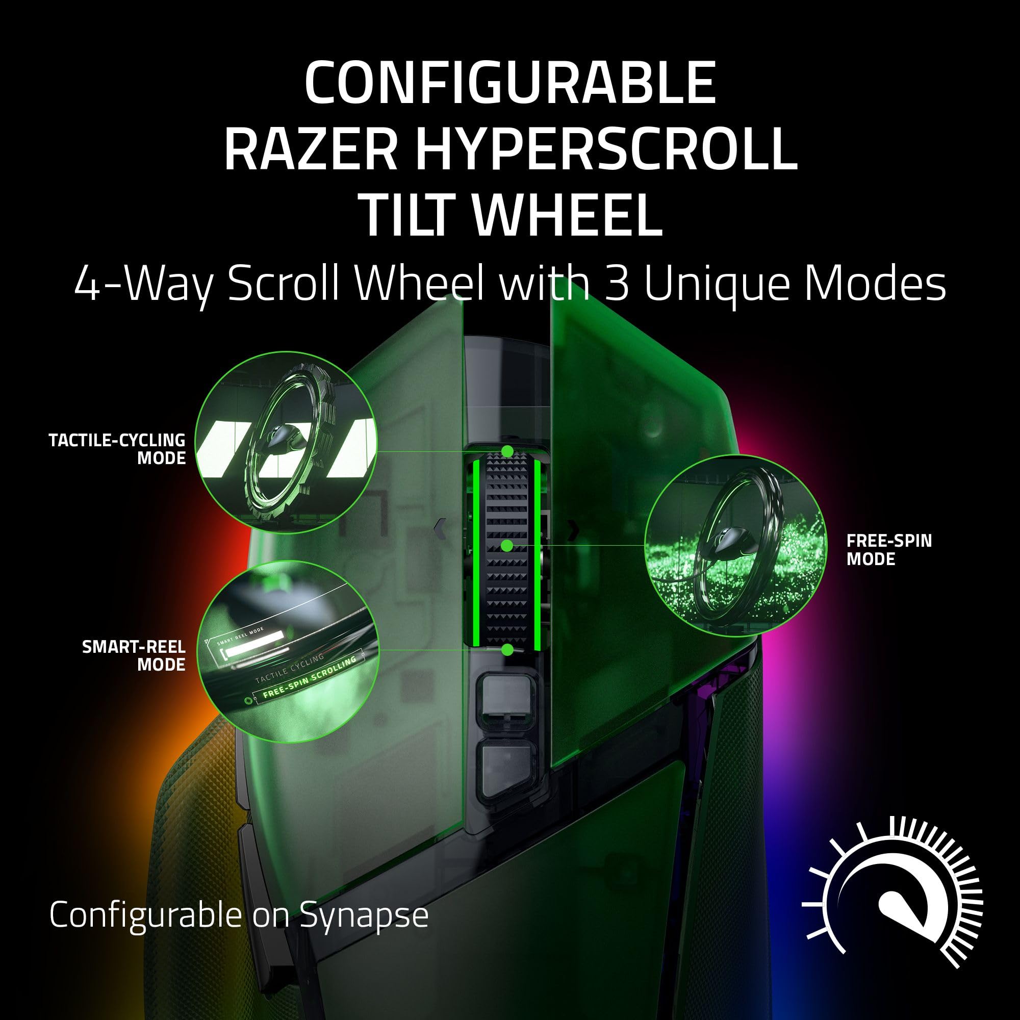 razer-basilisk-v3-pro-35k-wireless-gaming-mouse-phantom-green-hyperscroll-tilt-w image 2