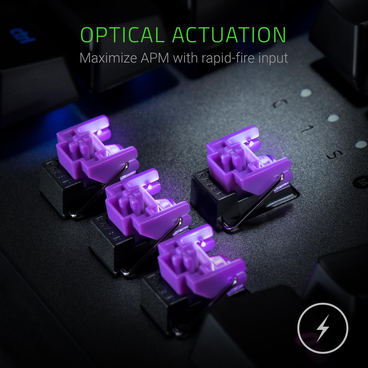 razer-huntsman-gaming-keyboard-clicky-optical-switches-chroma-rgb-aluminum-top-f image 2