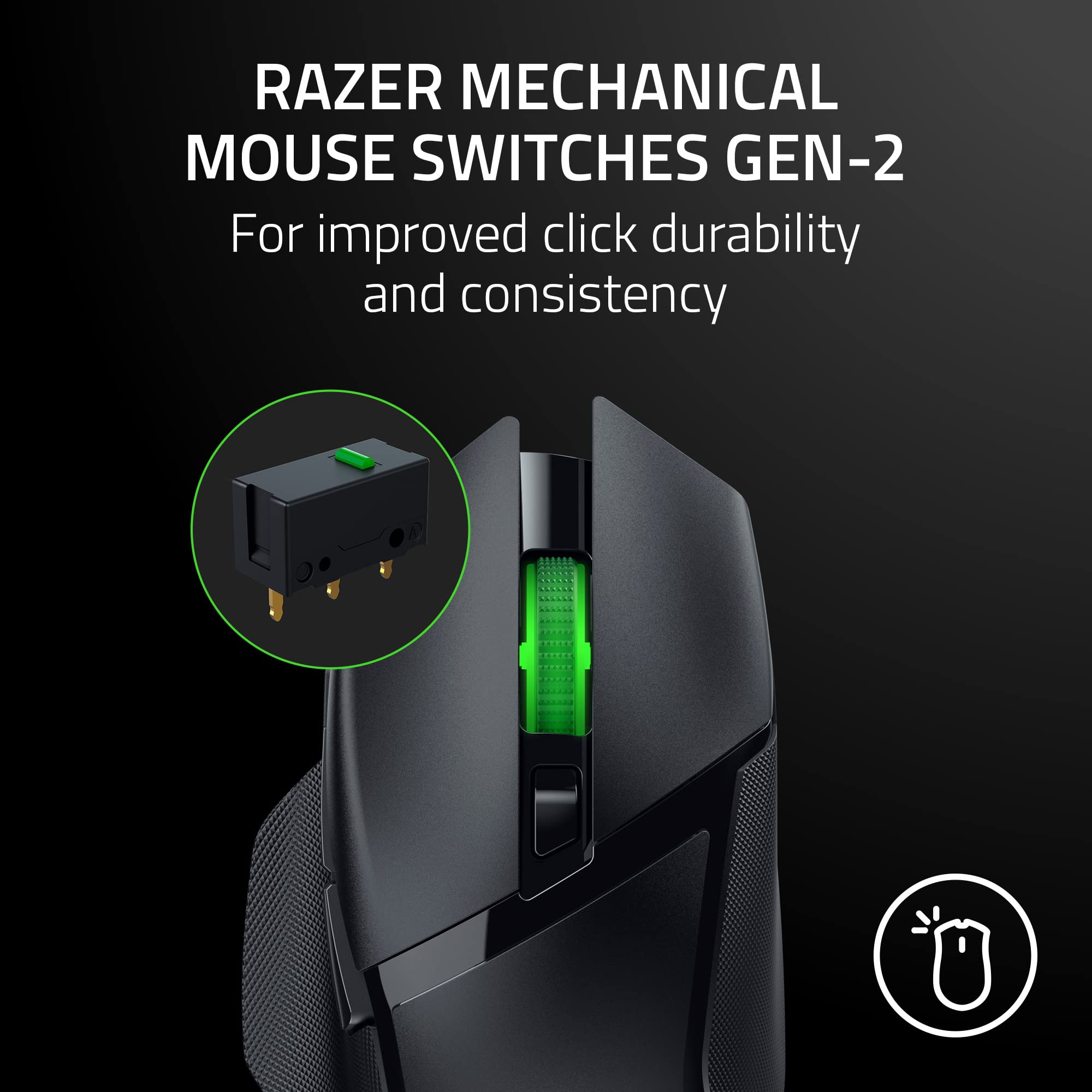 razer-basilisk-v3-x-hyperspeed-wireless-gaming-mouse-18k-dpi-9-programmable-cont image 6
