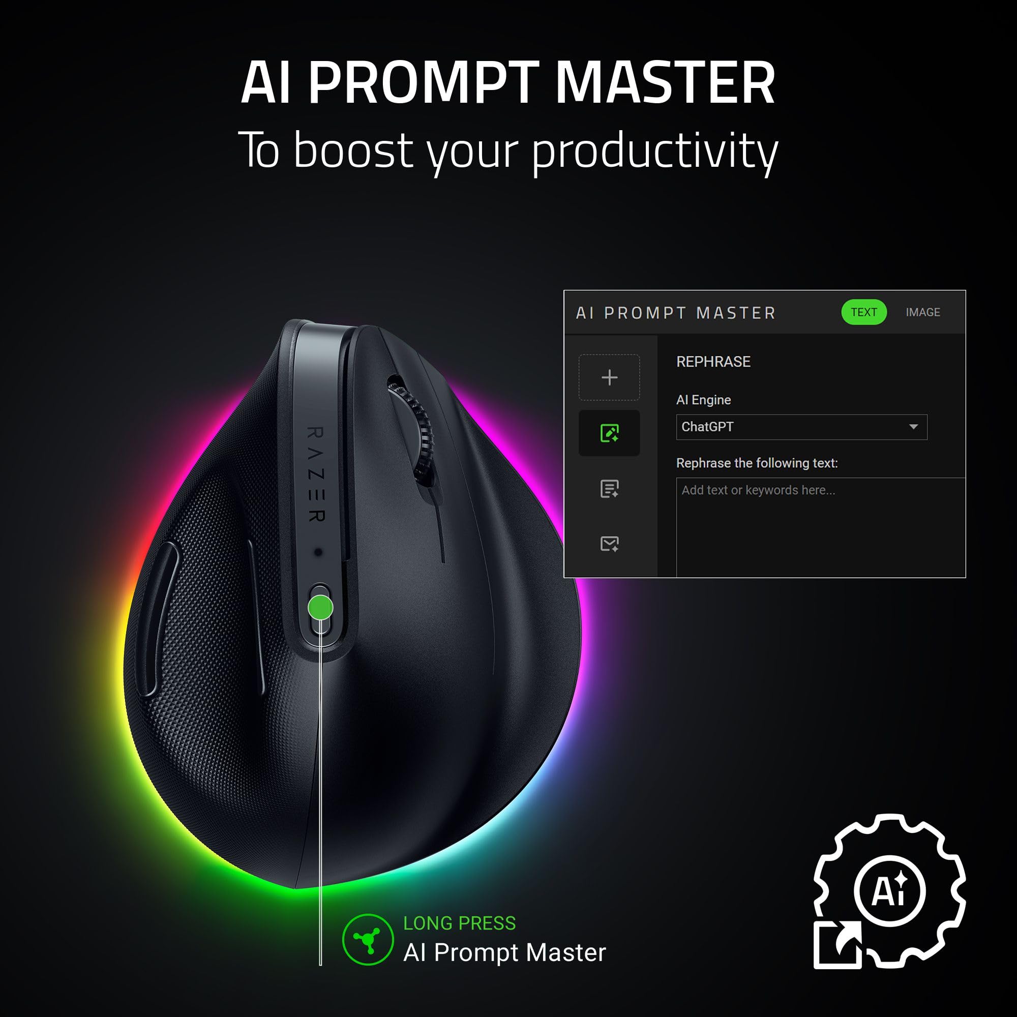razer-pro-click-v2-vertical-wireless-mouse-ergonomic-6-button-design-ai-prompt-m image 3