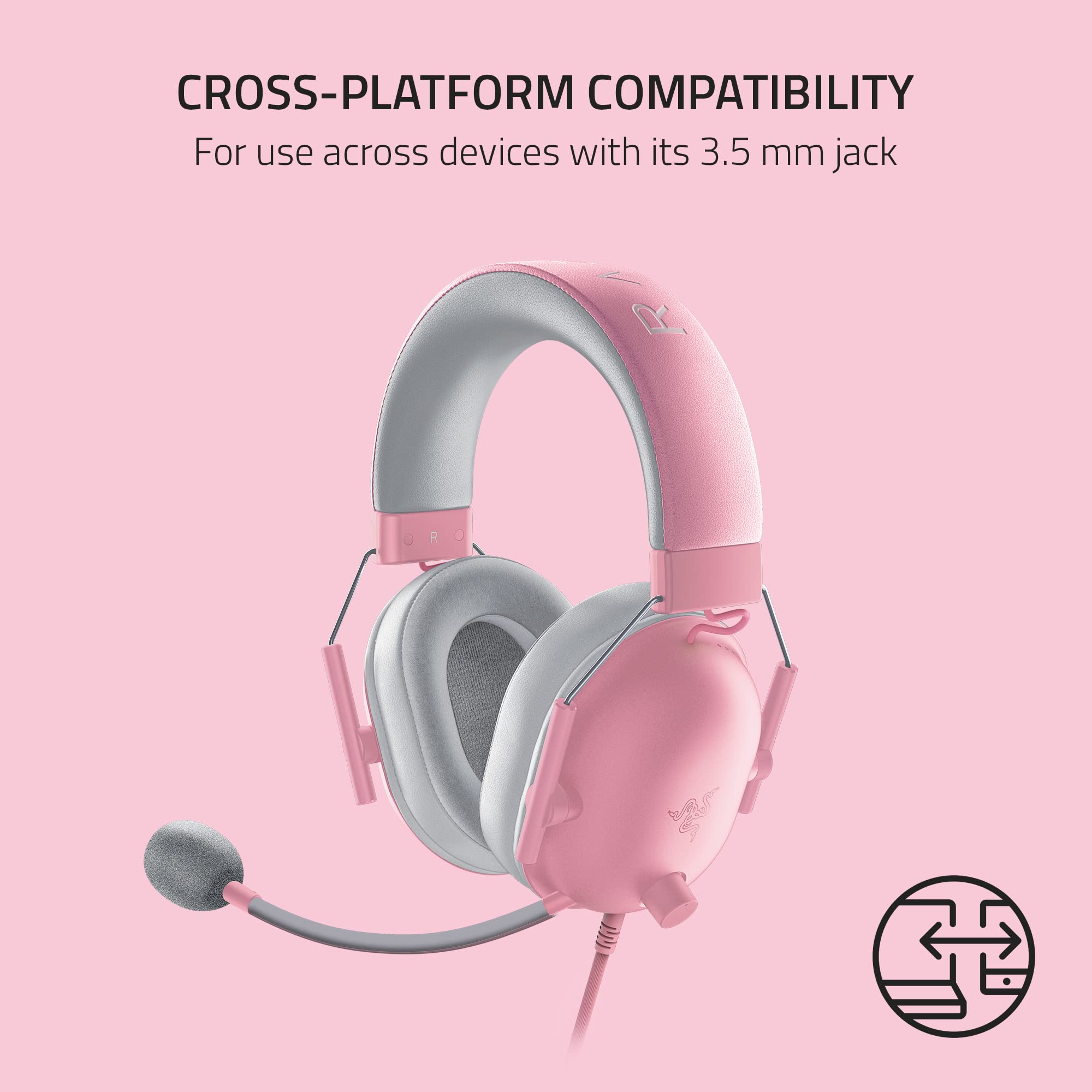 razer-blackshark-v2-x-gaming-headset-7-1-surround-sound-50mm-drivers-memory-foam image 8