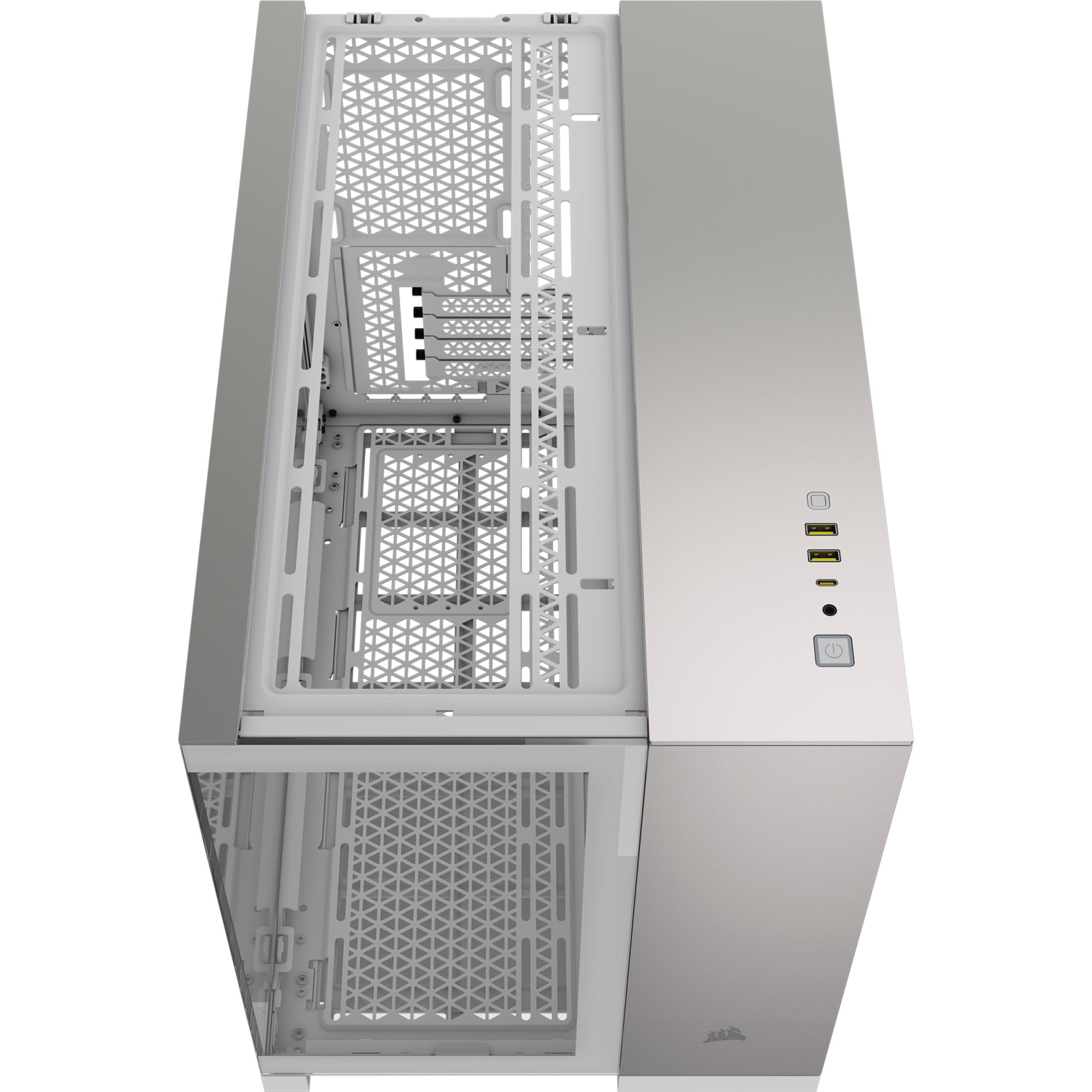 corsair-2500x-small-tower-matx-pc-case-panoramic-tempered-glass-dual-chamber-whi image 5