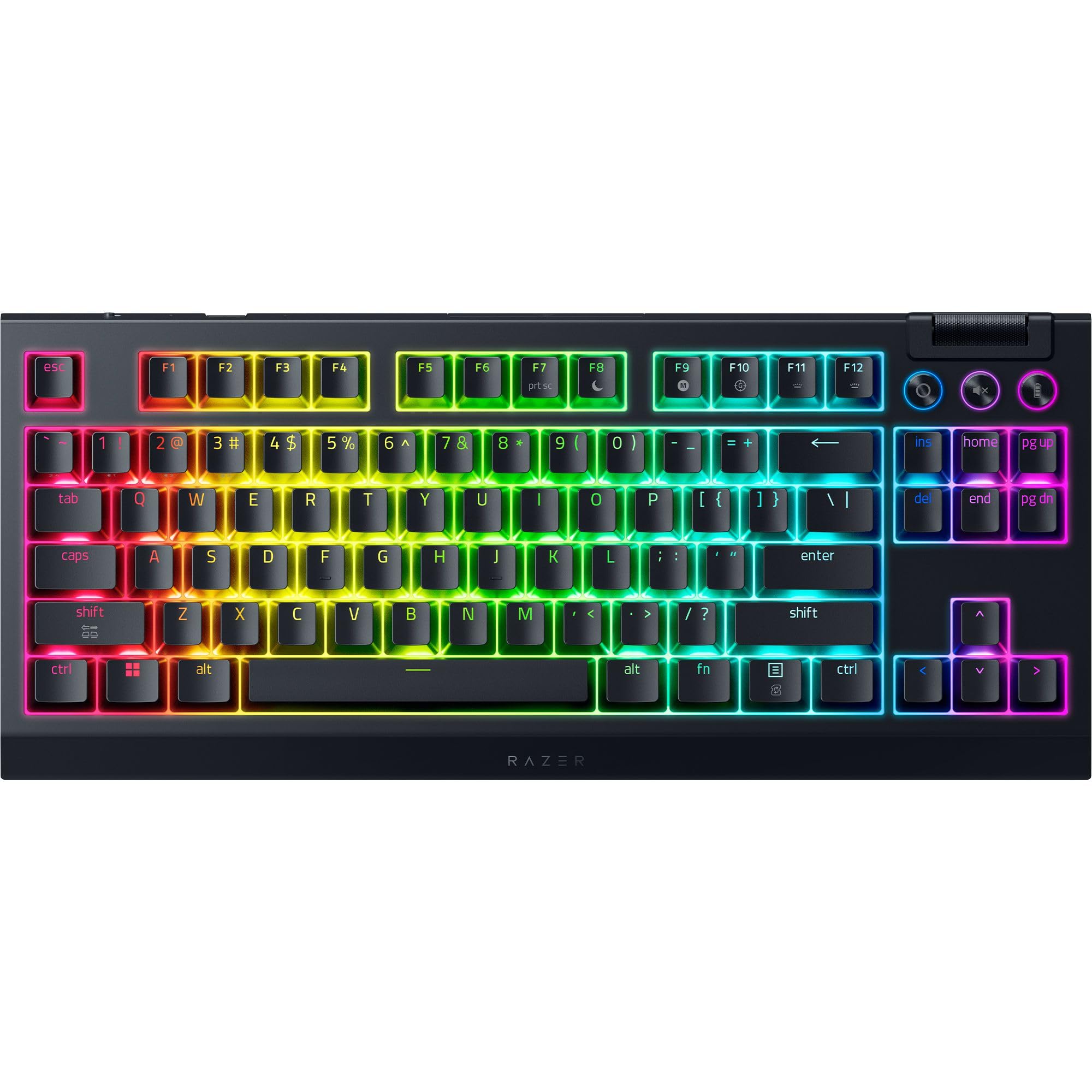 razer-blackwidow-v4-tkl-hyperspeed-wireless-hot-swappable-gaming-keyboard-orange image 1
