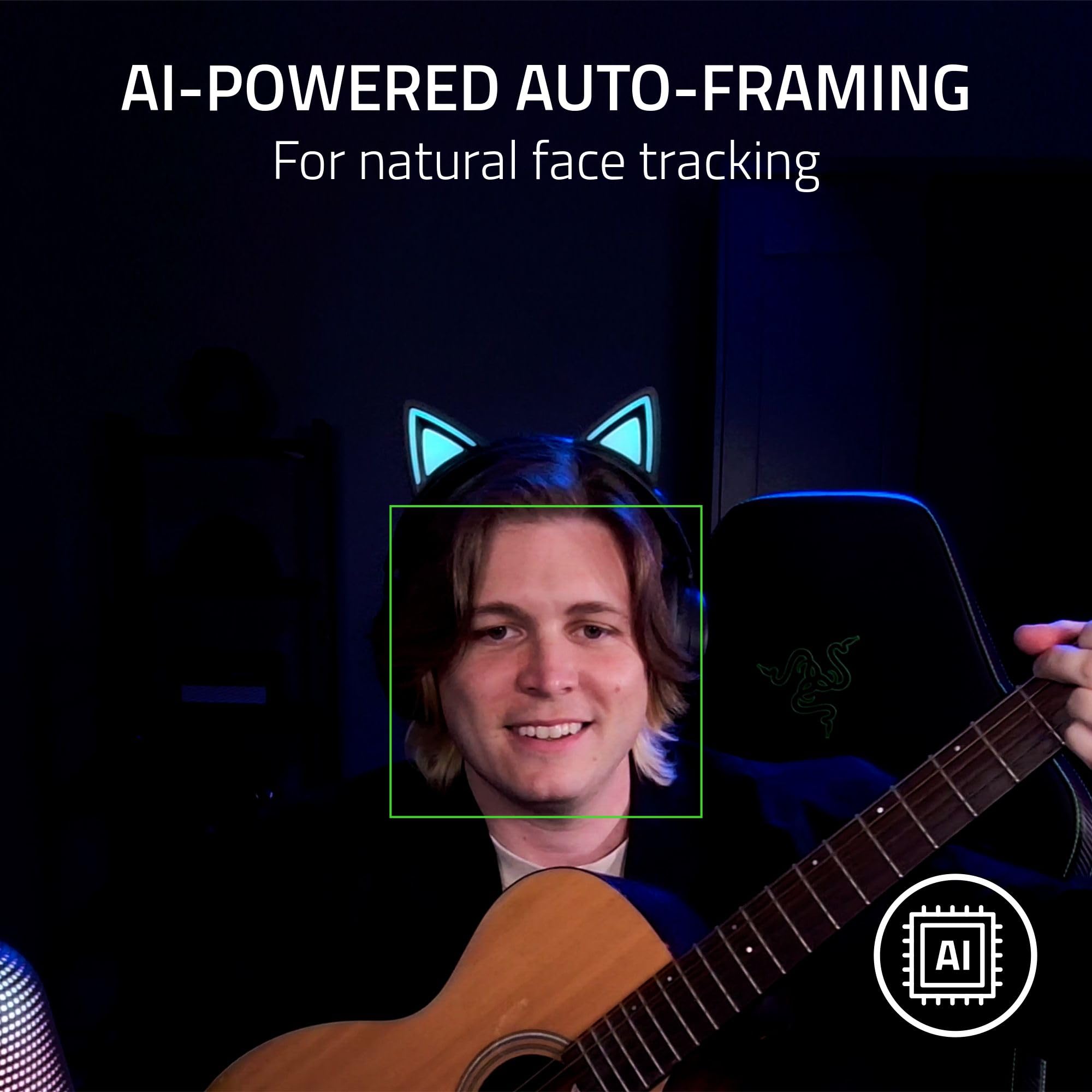 razer-kiyo-v2-streaming-webcam-4k-30fps-ai-auto-framing-pink image 4