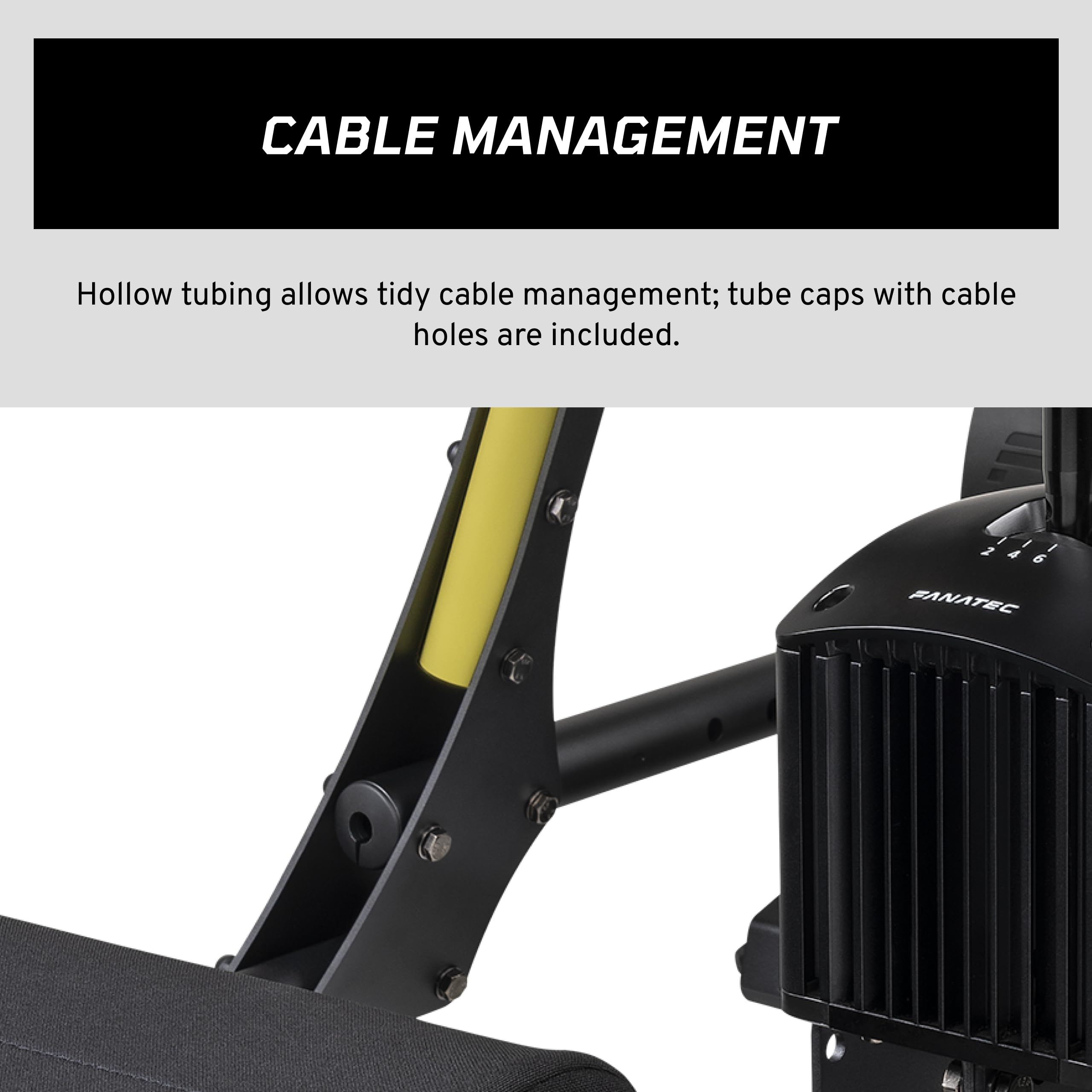 fanatec-csl-cockpit-v1-5-sim-racing-rig-steel-reinforced-aluminum-frame-universa image 5
