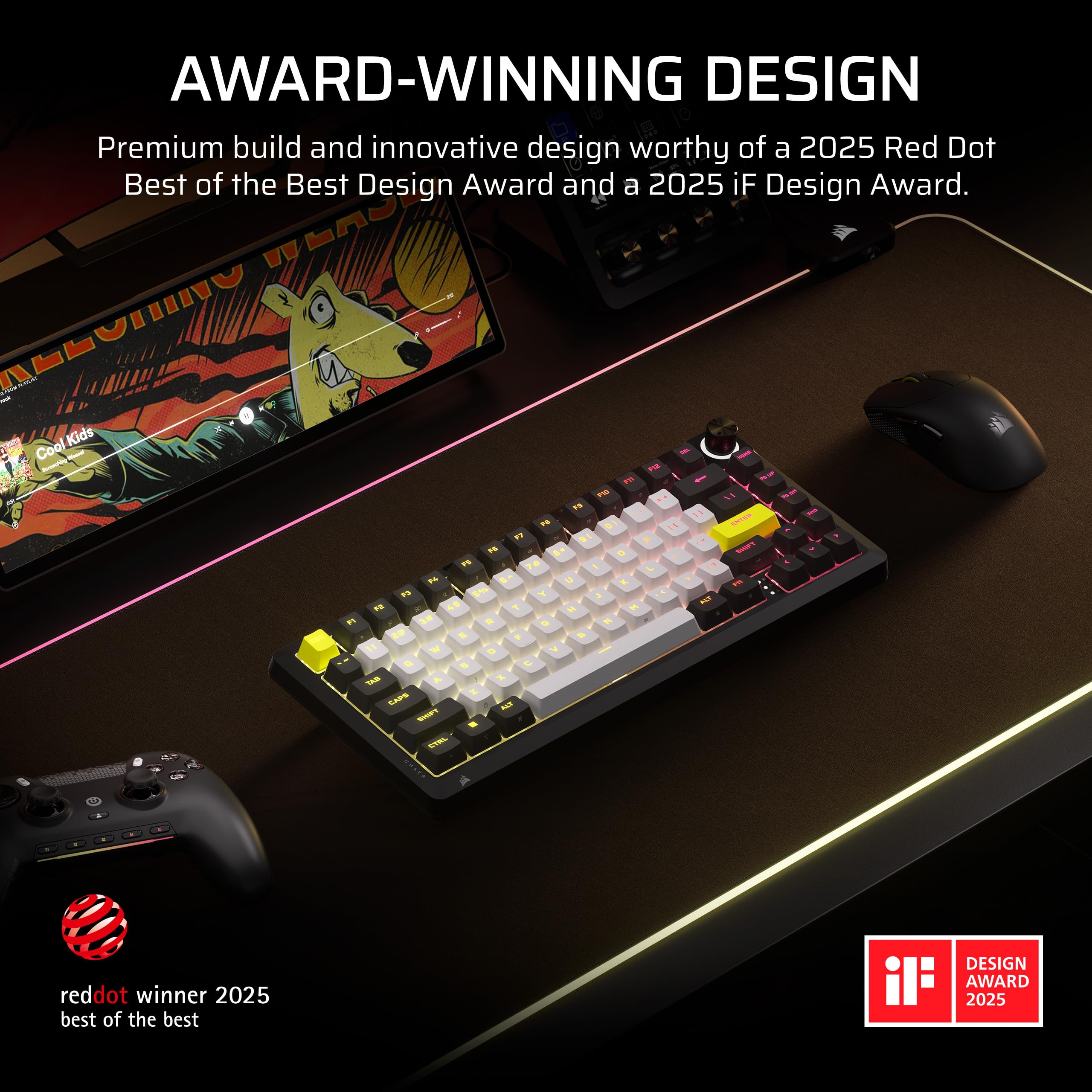 corsair-makr-pro-75-hall-effect-diy-wired-magnetic-mechanical-gaming-keyboard-75 image 3
