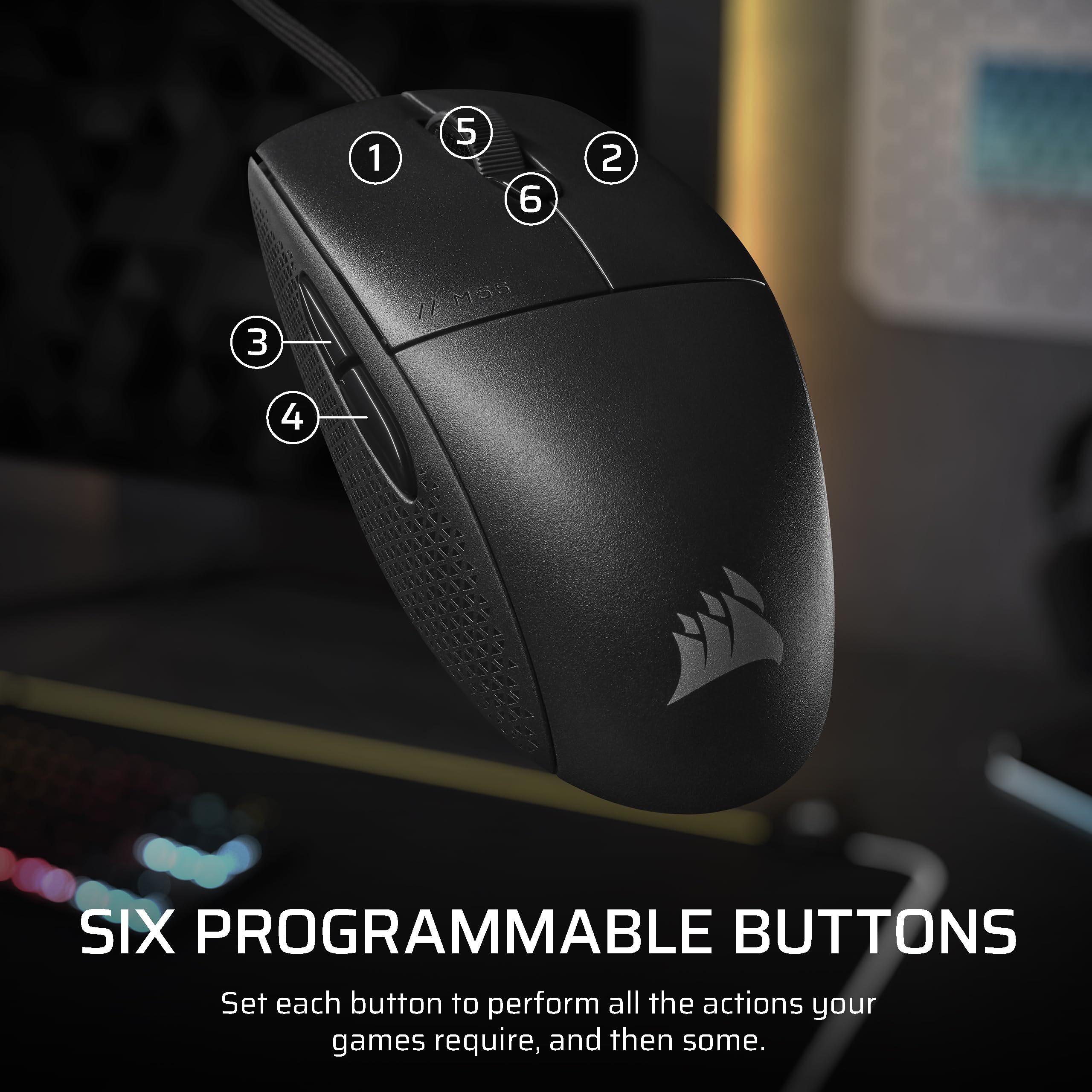 corsair-m55-wired-lightweight-fps-gaming-mouse-16-000-dpi-optical-sensor-6-progr image 7