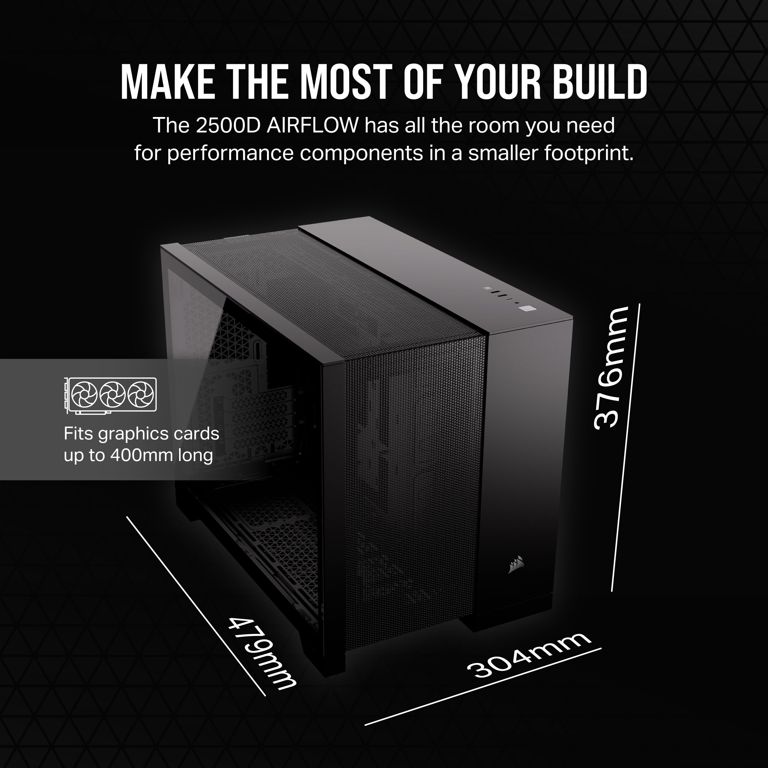 corsair-2500d-airflow-matx-pc-case-dual-chamber-reverse-connection-motherboard-s image 6