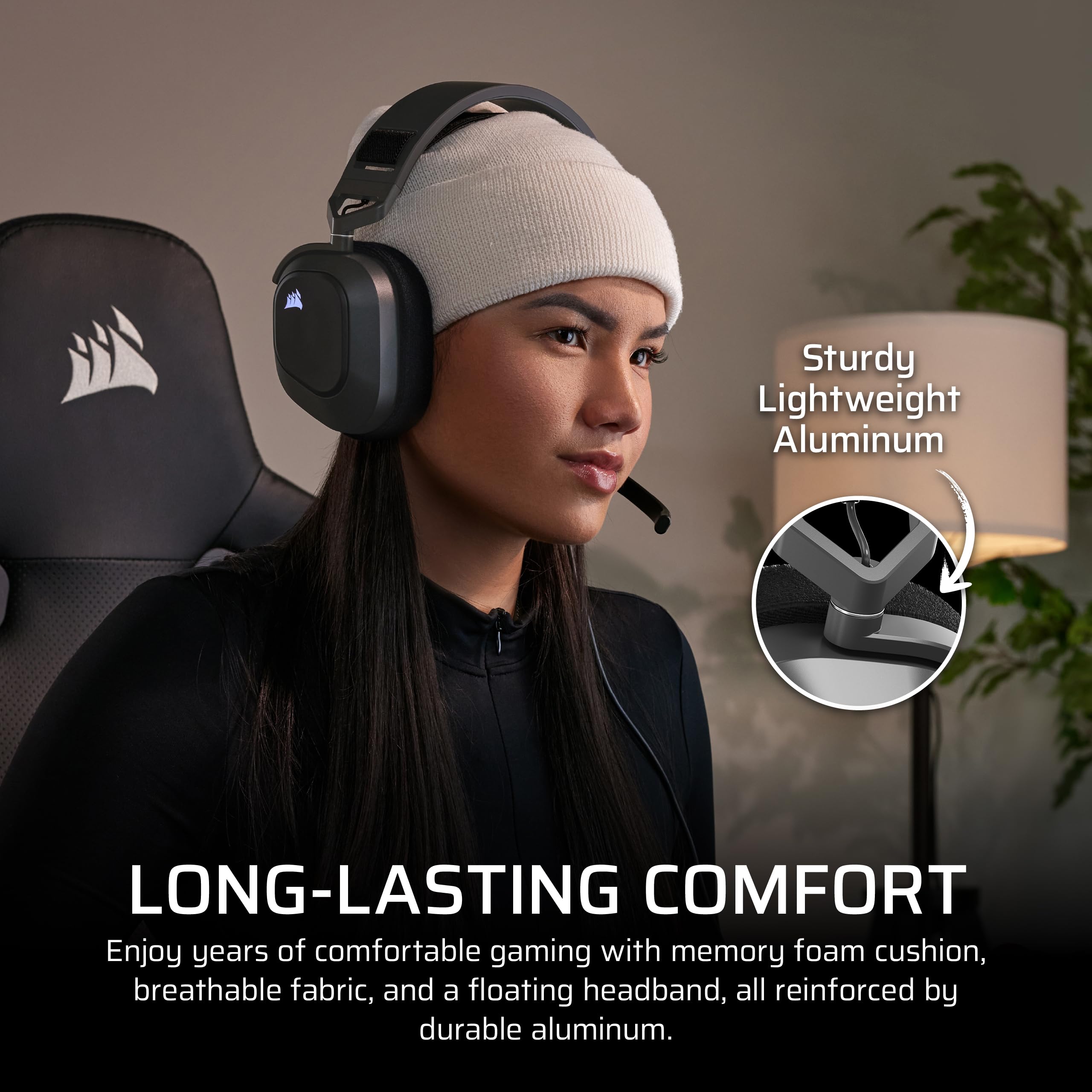 corsair-hs80-max-wireless-gaming-headset-for-xbox-dolby-atmos-bluetooth-65hr-bat image 4