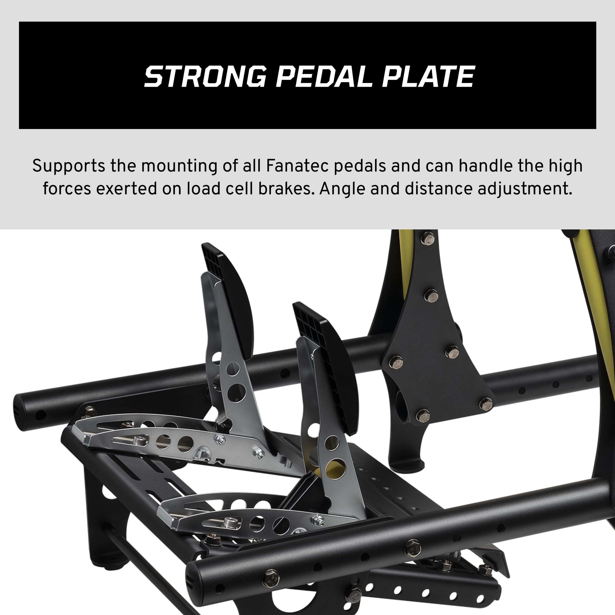 fanatec-csl-cockpit-v1-5-sim-racing-rig-steel-reinforced-aluminum-frame-universa image 4