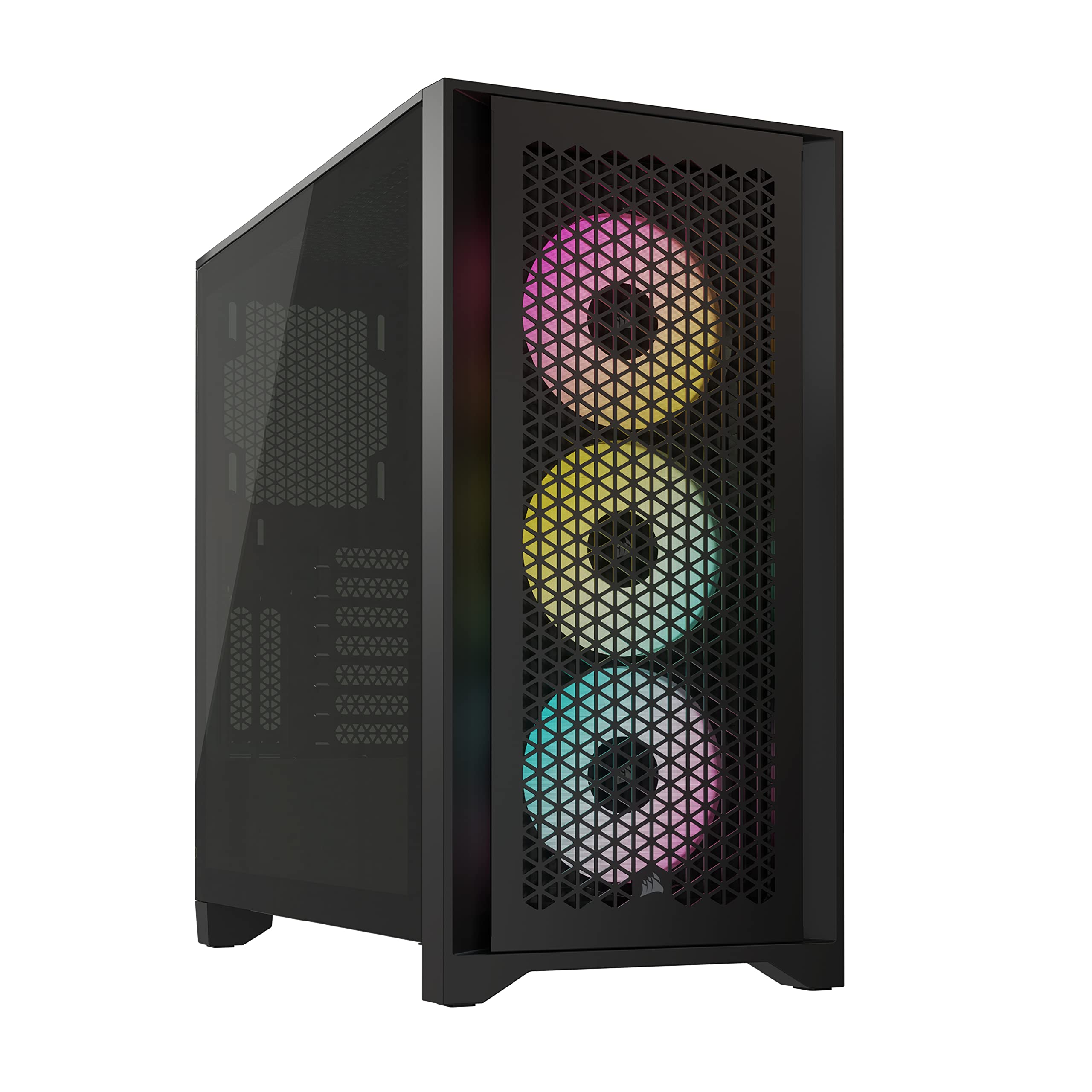 corsair-icue-4000d-rgb-airflow-mid-tower-atx-pc-case-black-3x-af120-rgb-elite-fa image 1