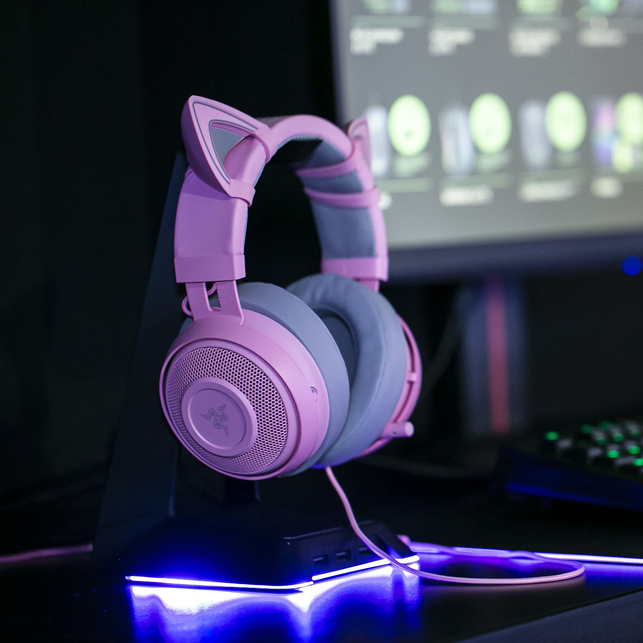 razer-kitty-ears-for-kraken-headsets-quartz-pink image 5