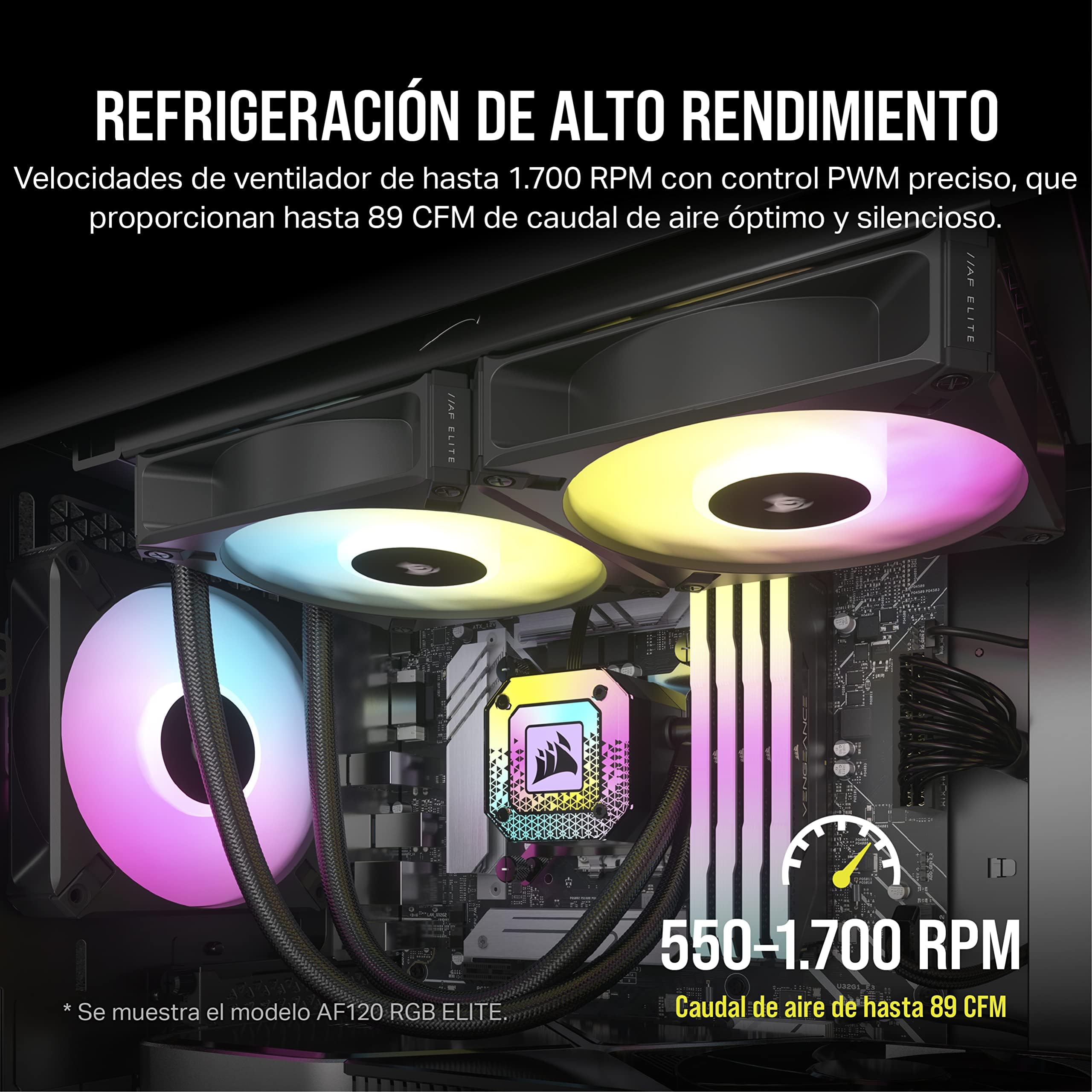 corsair-icue-af140-rgb-elite-140mm-pwm-dual-fan-kit-eight-rgb-leds-per-fan-airgu image 3
