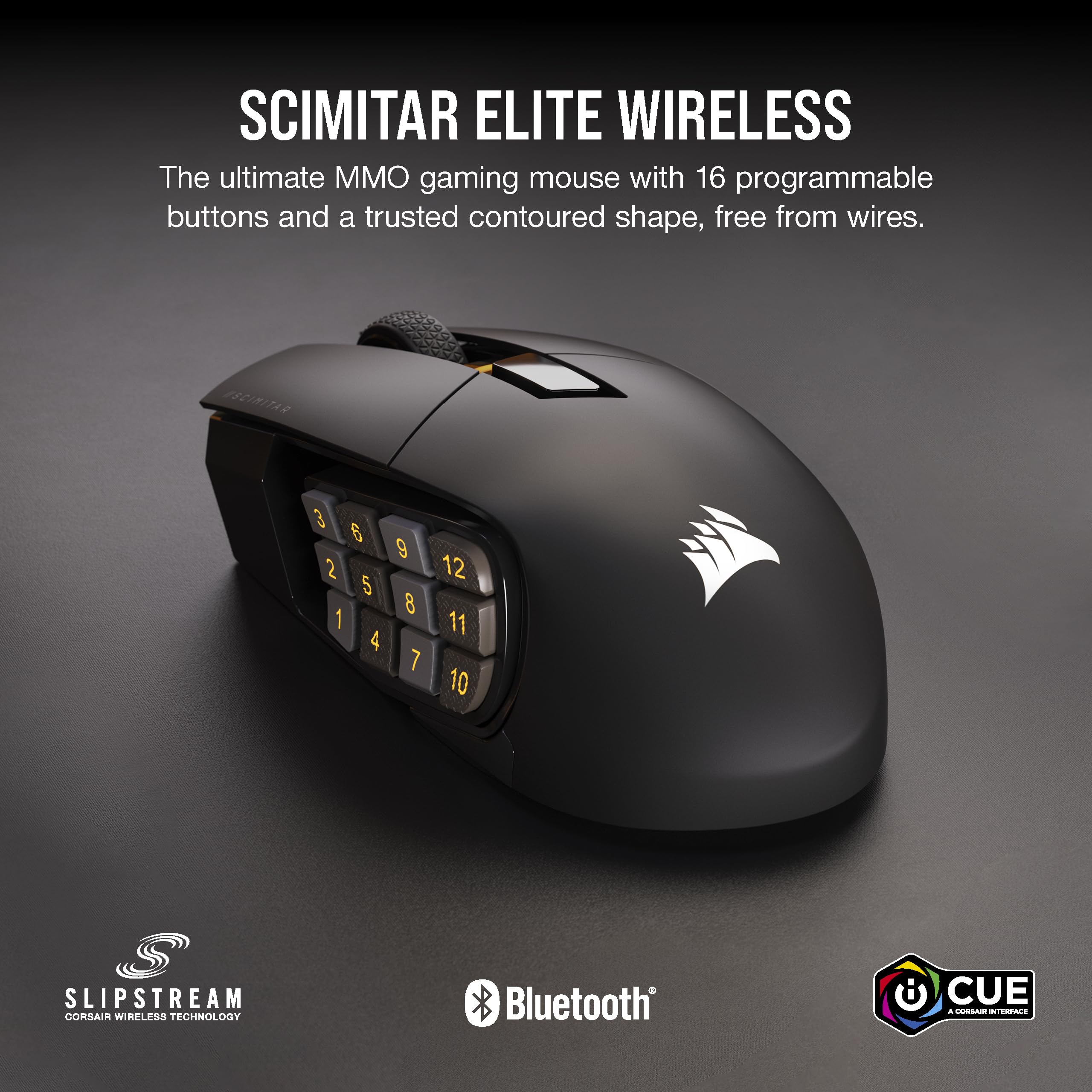 corsair-scimitar-elite-rgb-wireless-mmo-gaming-mouse-26-000-dpi-16-buttons-key-s image 2